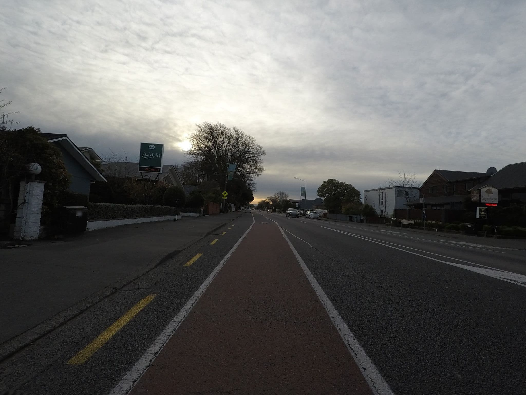 Street view near Strathern Motor Lodge, Merivale — © nickl (CC BY-SA · Mapillary)