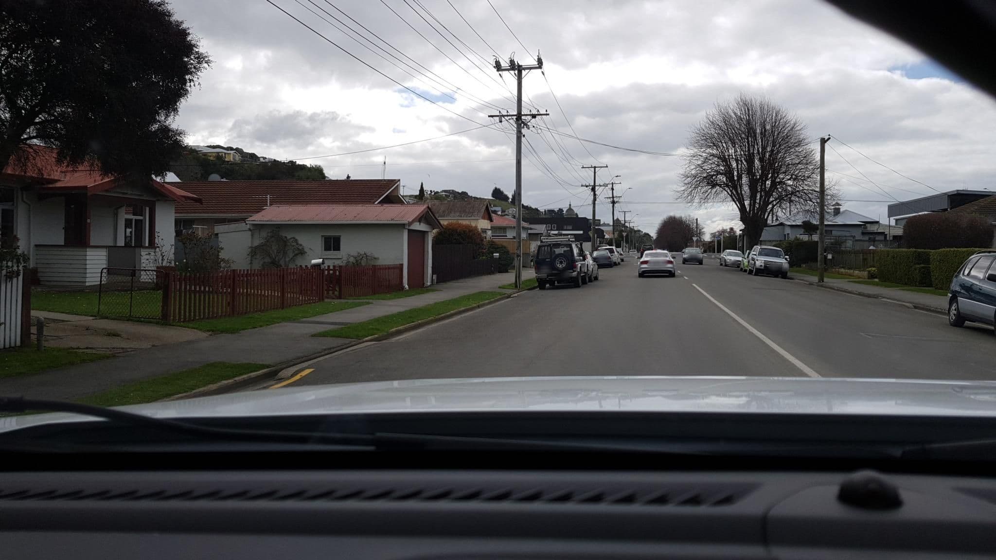 Street view near The Vicarage, Oamaru — © roadroid (CC BY-SA · Mapillary)
