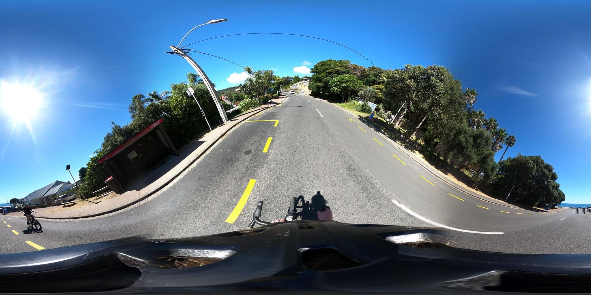 Street view near Onetangi Beach Apartments, Ostend — © bede (CC BY-SA · Mapillary)