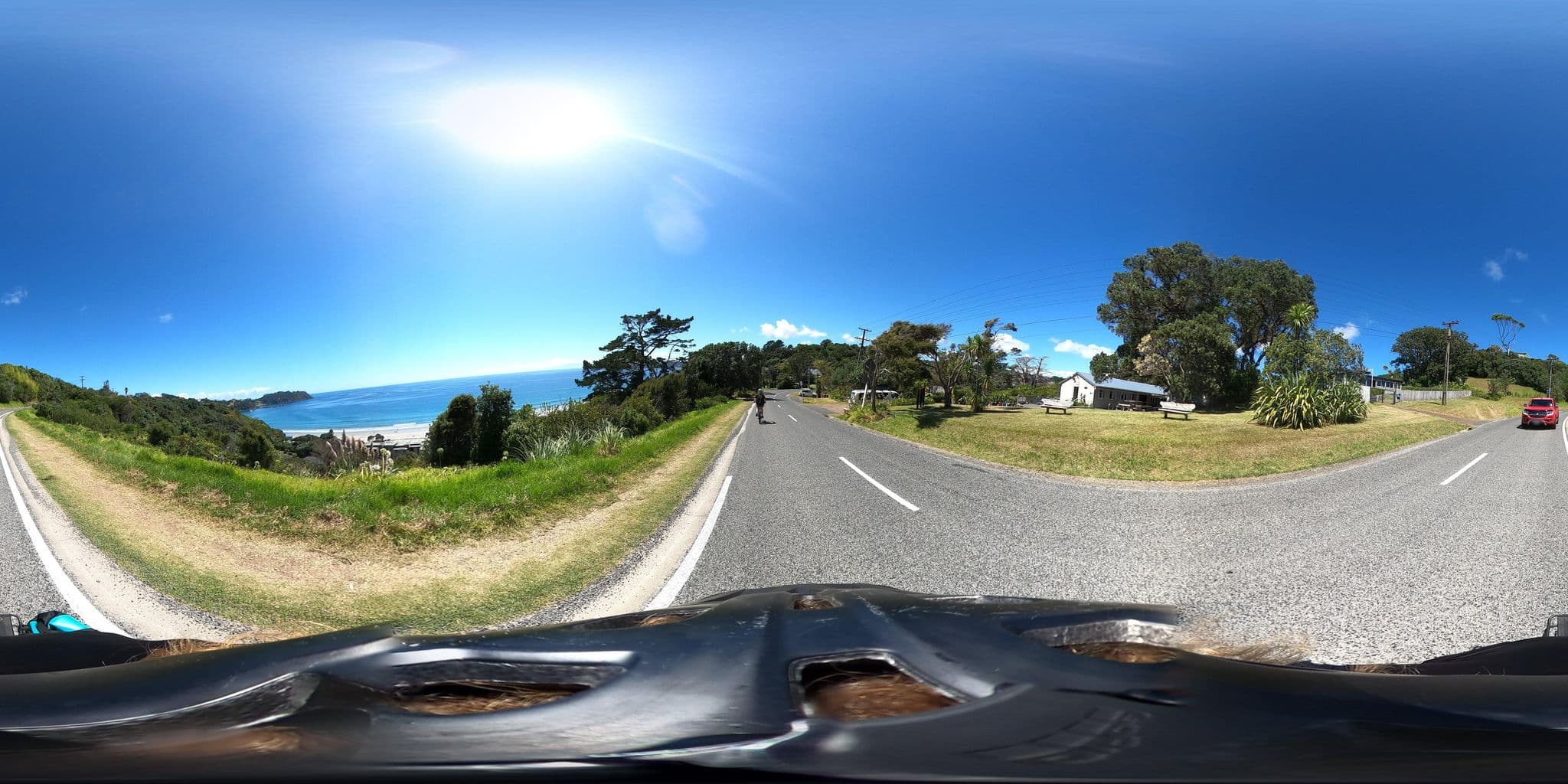 Street view near Waiheke Backpackers Hostel, Ostend — © bede (CC BY-SA · Mapillary)