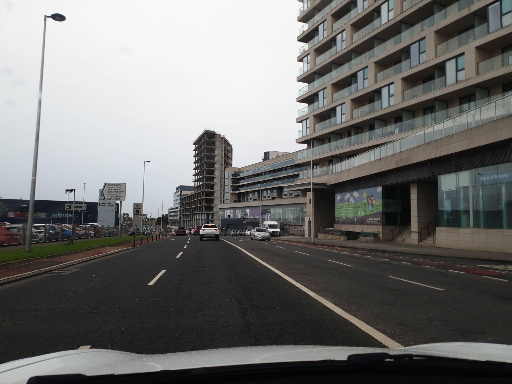 Street view near Beacon South Quarter, Sandyford — © yannakis (CC BY-SA · Mapillary)