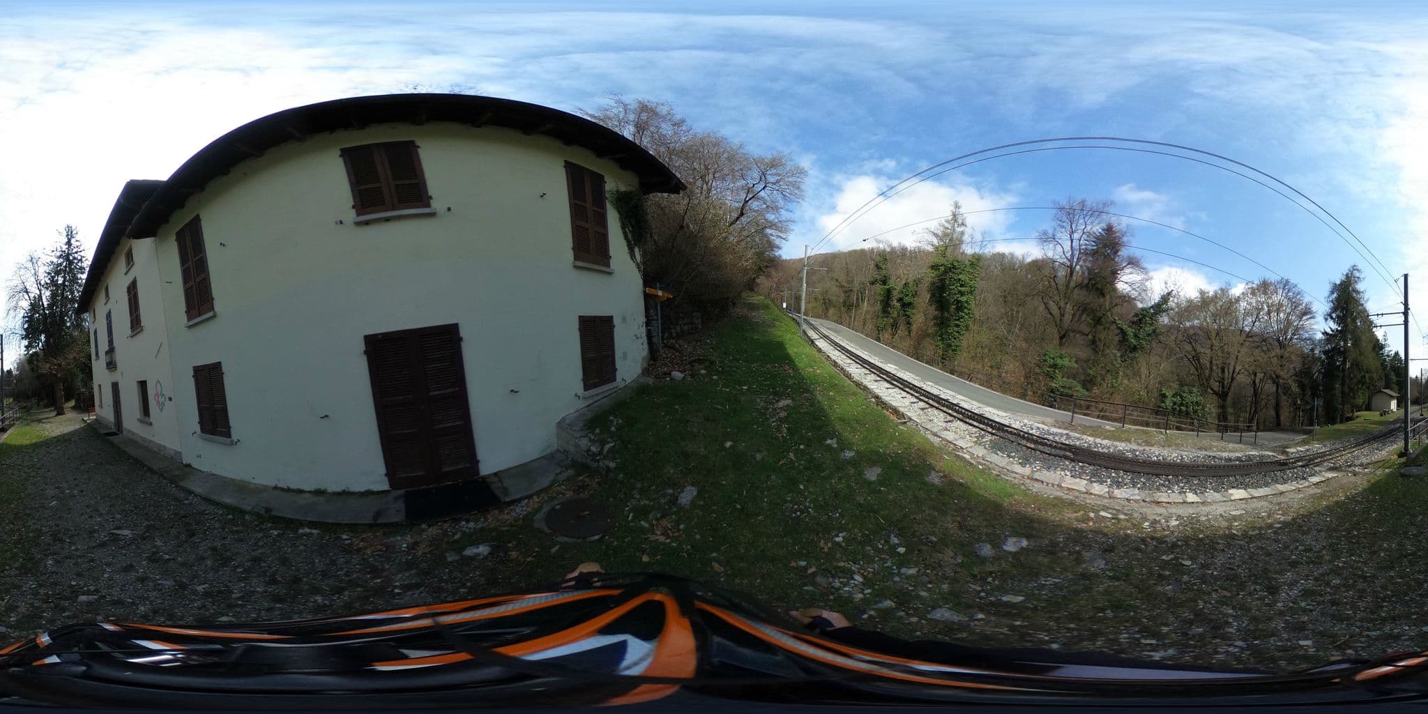 Street view near Capanna La Piana, Mendrisio — © kaitu (CC BY-SA · Mapillary)