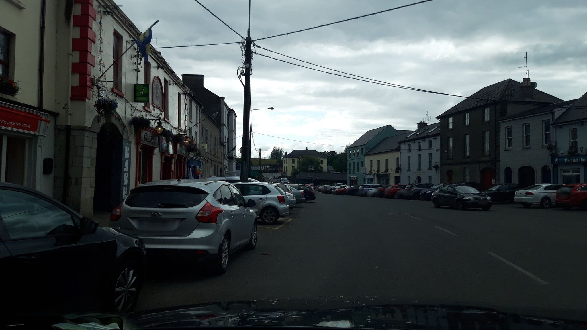 Street view near The Judge's Inn, Baltinglass — © debigc (CC BY-SA · Mapillary)