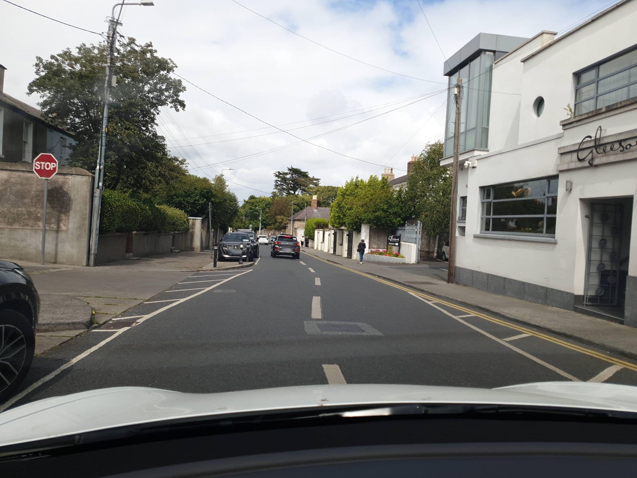 Street view near Gleesons of Booterstown, Booterstown — © yannakis (CC BY-SA · Mapillary)