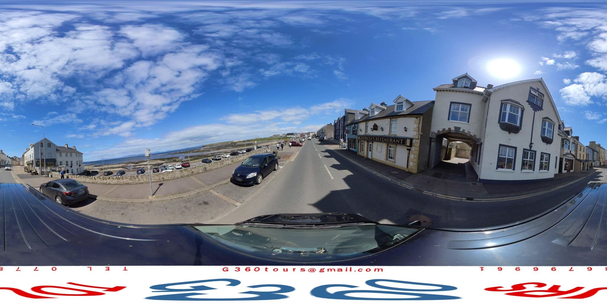 Street view near Fitzgeralds Hotel, Bundoran — © g360tours (CC BY-SA · Mapillary)