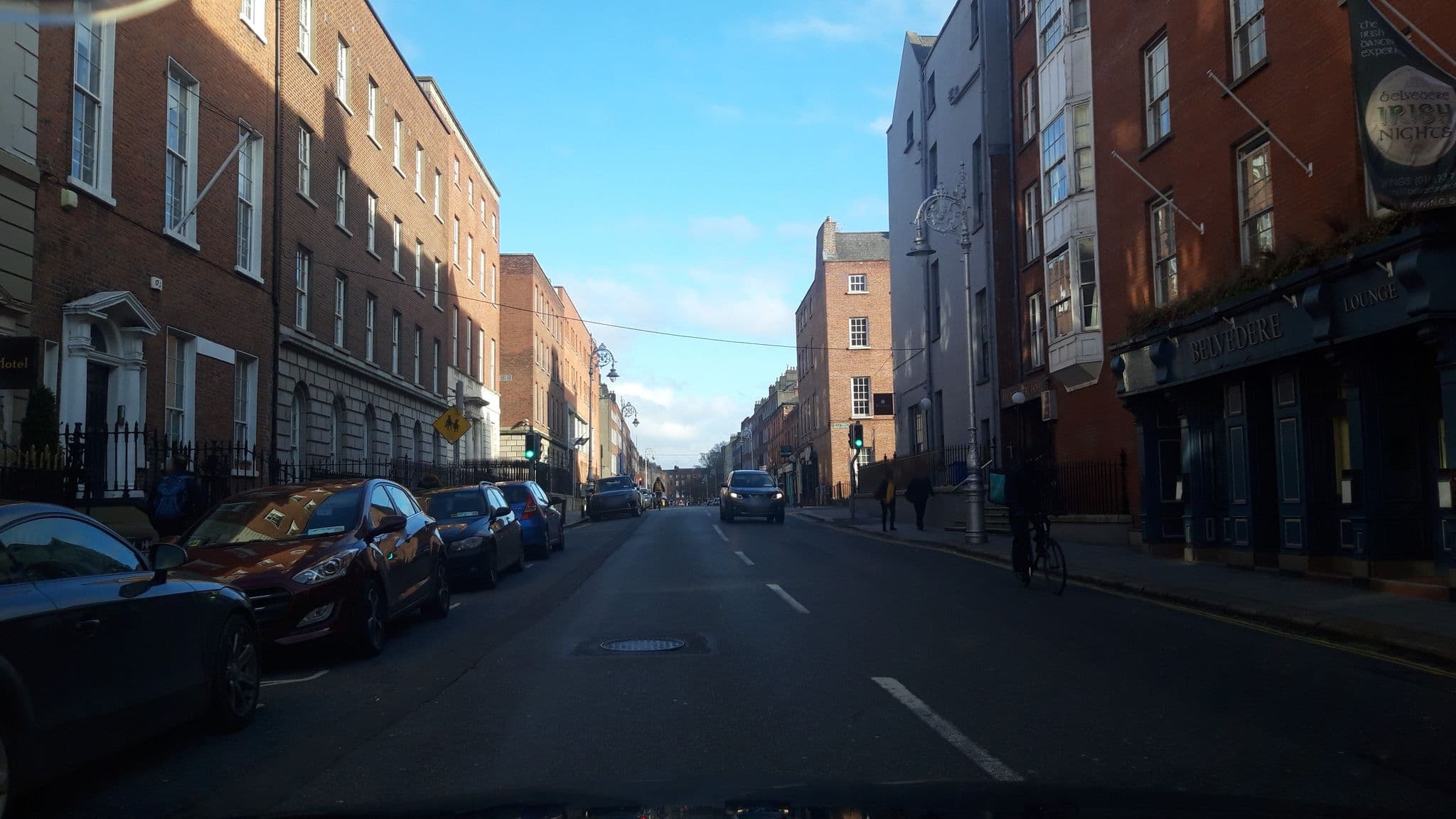 Street view near Belvedere Hotel Dublin, Drumcondra — © debigc (CC BY-SA · Mapillary)