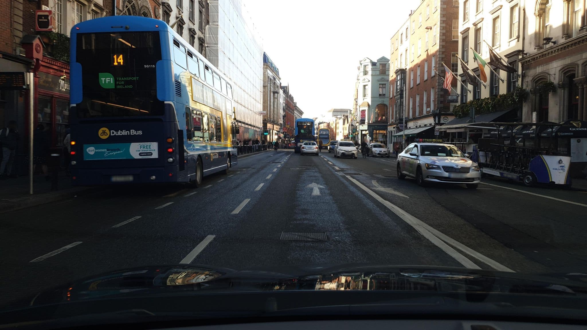 Street view near Mulligan Hotel, Dublin — © yannakis (CC BY-SA · Mapillary)