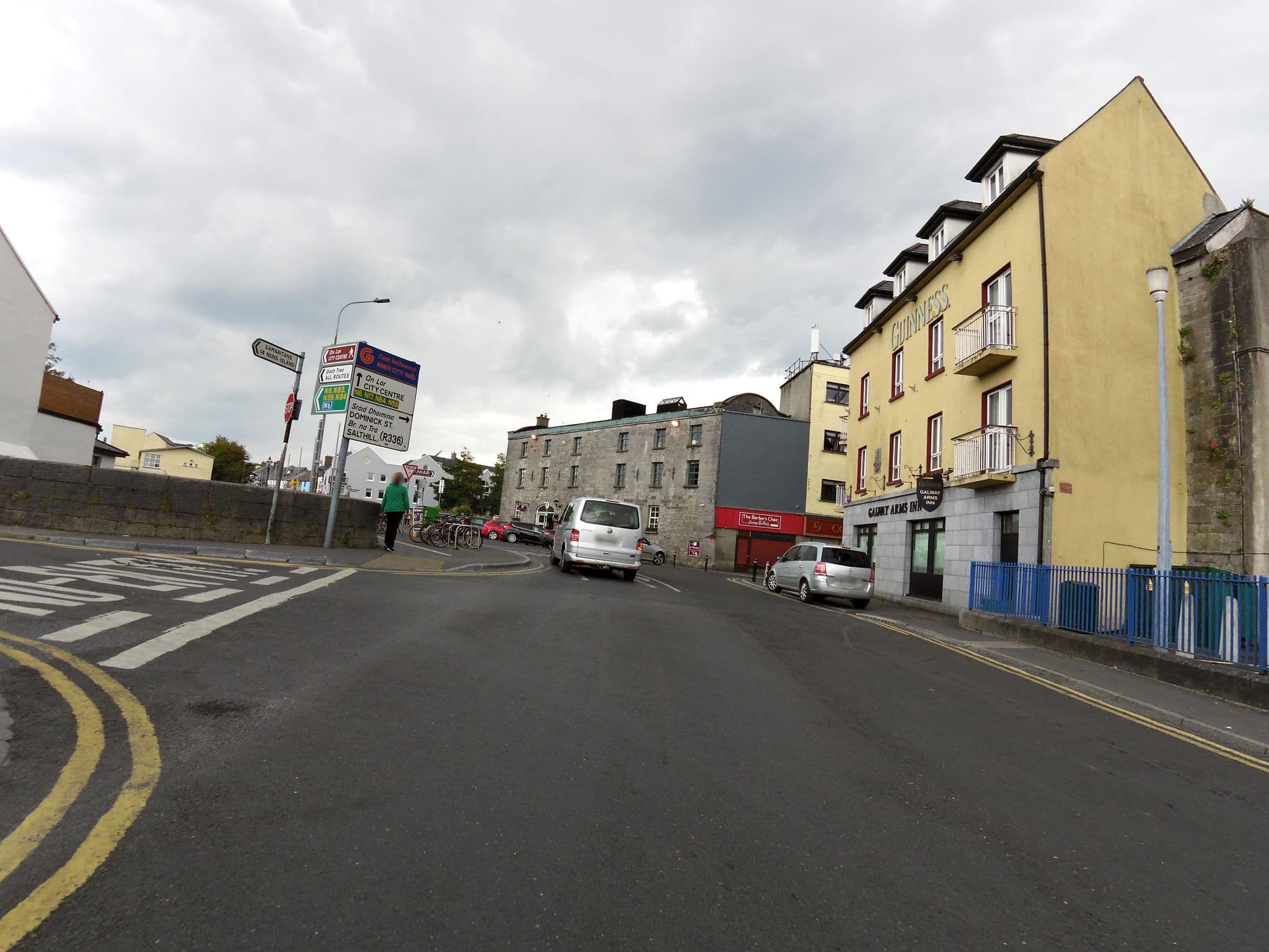 Street view near The Galway Rooms, Galway — © dacor (CC BY-SA · Mapillary)
