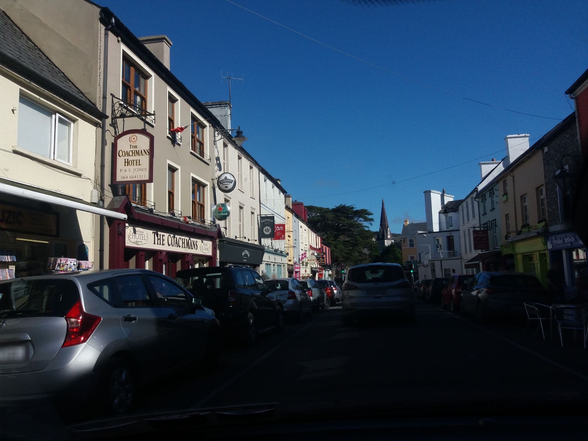 Street view near Foleys of Kenmare, Kenmare — © tshedy (CC BY-SA · Mapillary)