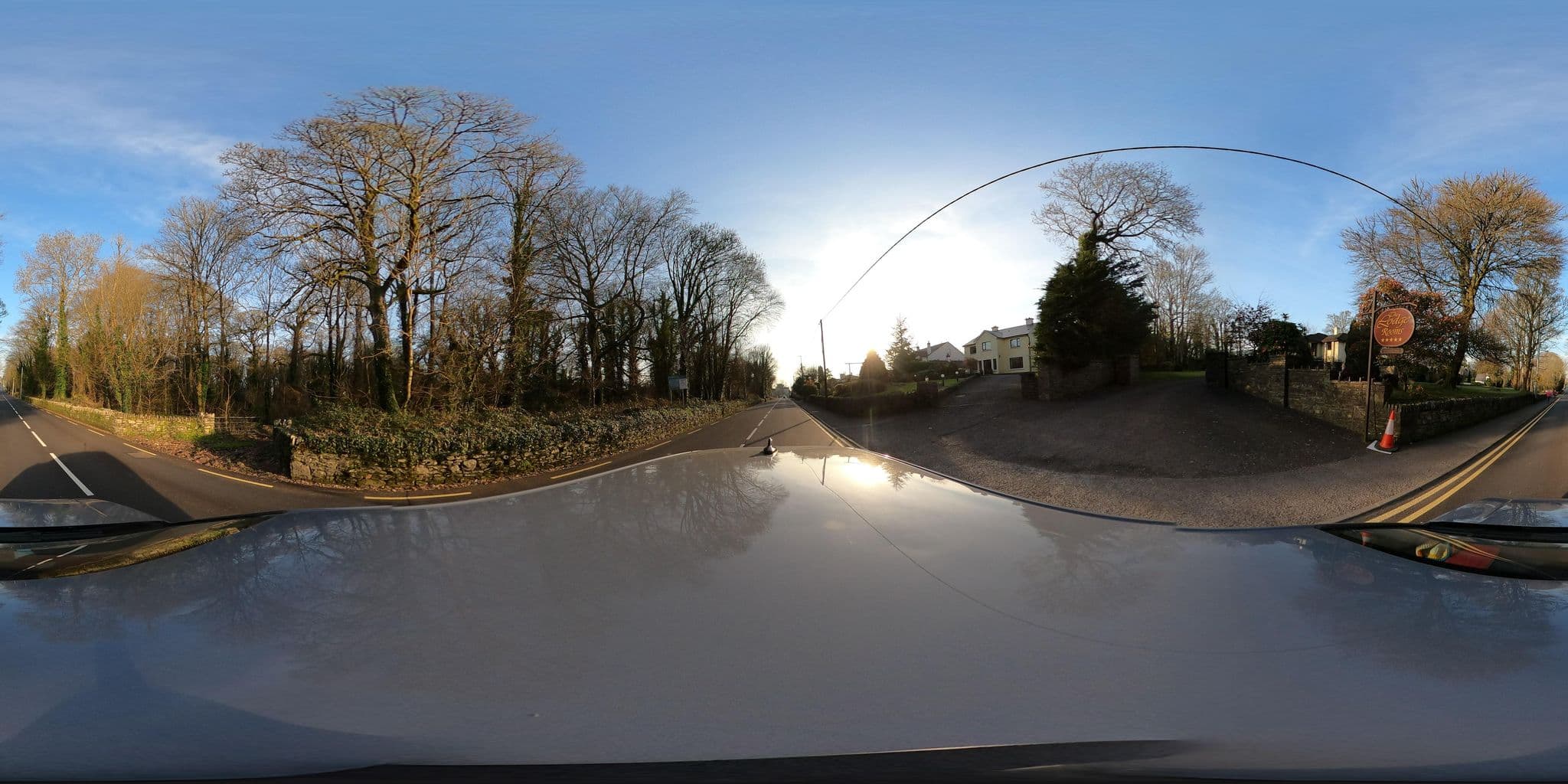 Street view near The Lodge Guesthouse, Kenmare — © annekaro (CC BY-SA · Mapillary)