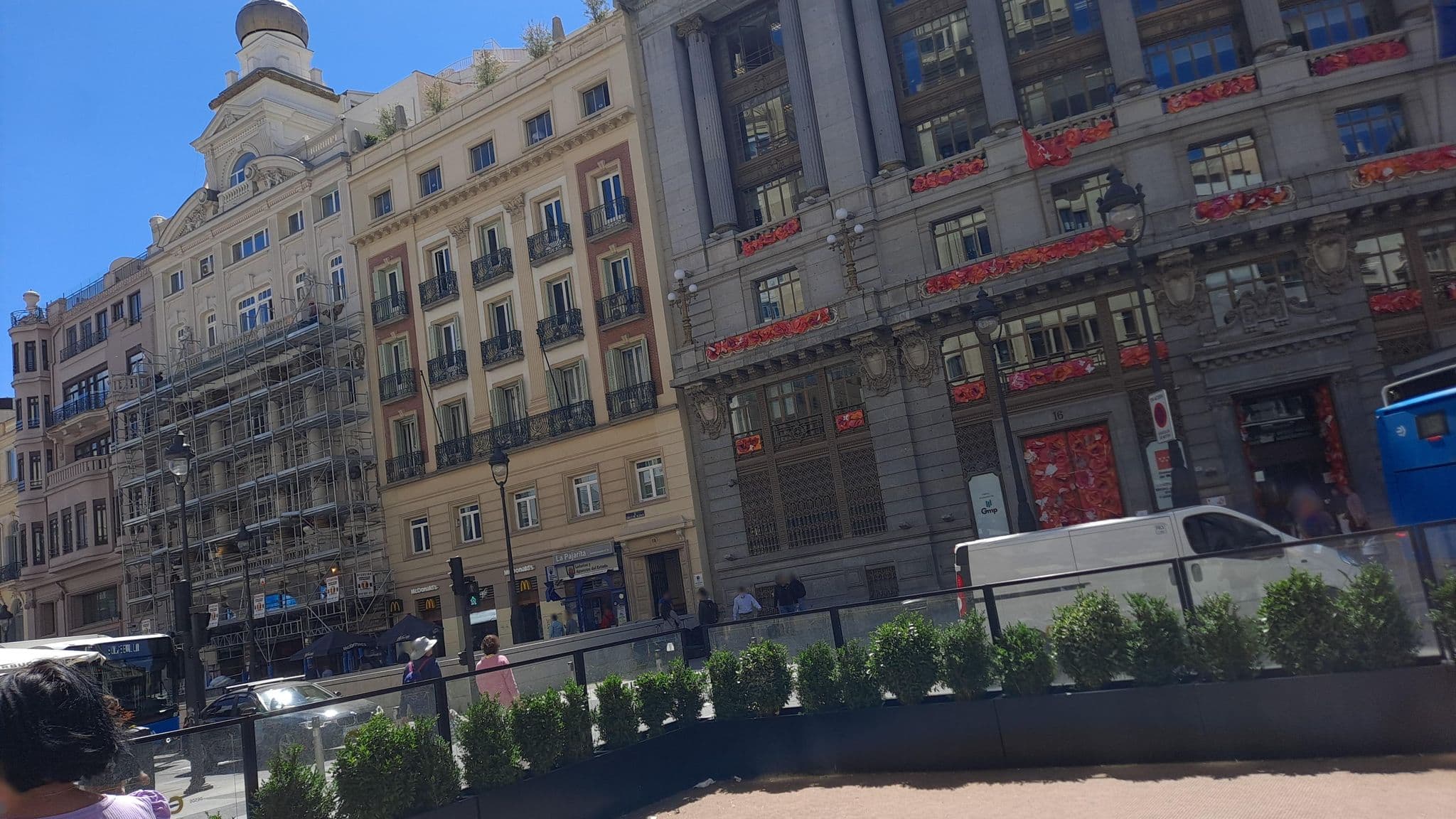 Street view near Hotel Regina Madrid, Madrid Centro