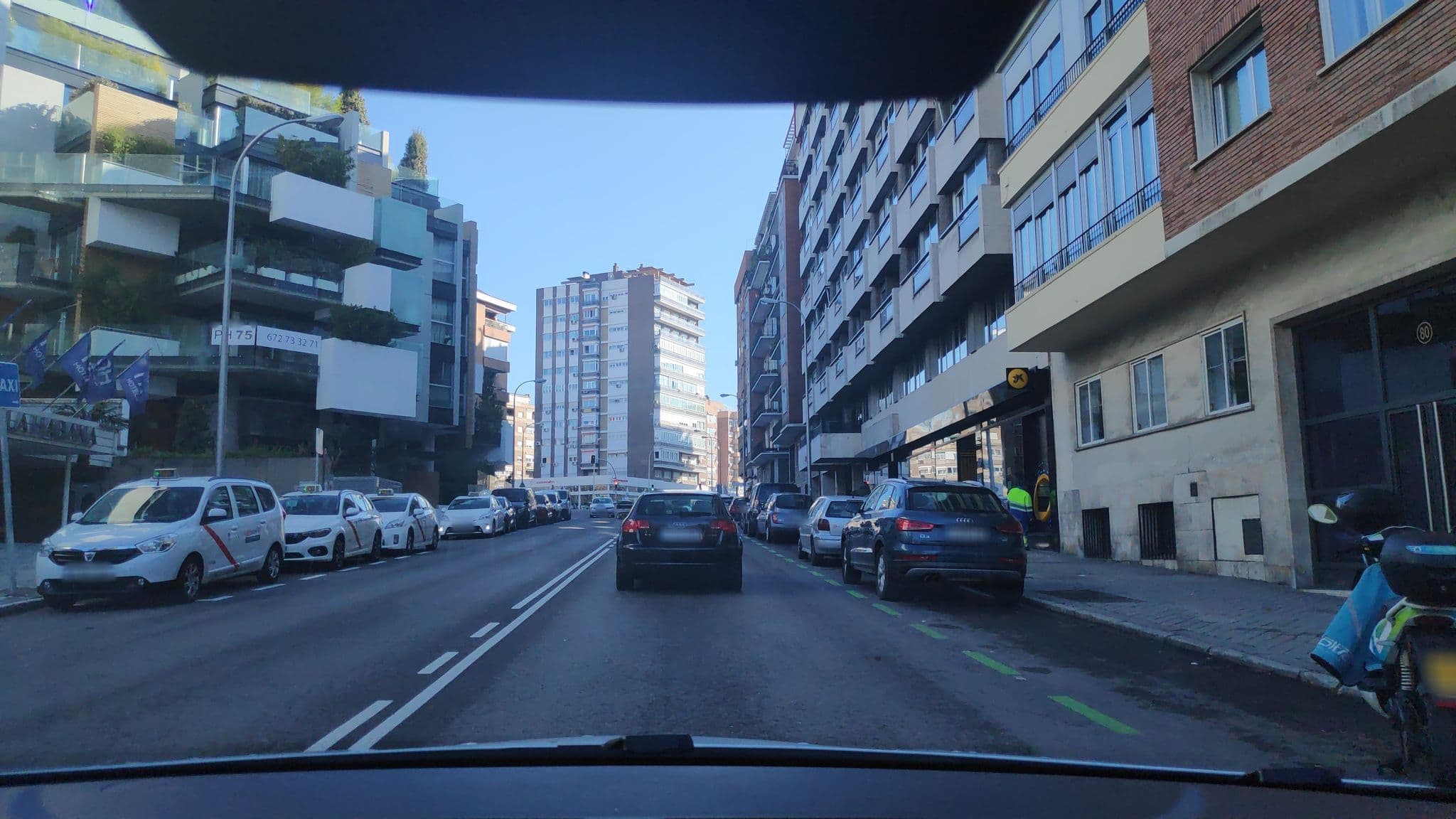 Street view near Hotel NH Madrid Paseo de La Habana, Hispanoamérica — © polkillas (CC BY-SA · Mapillary)
