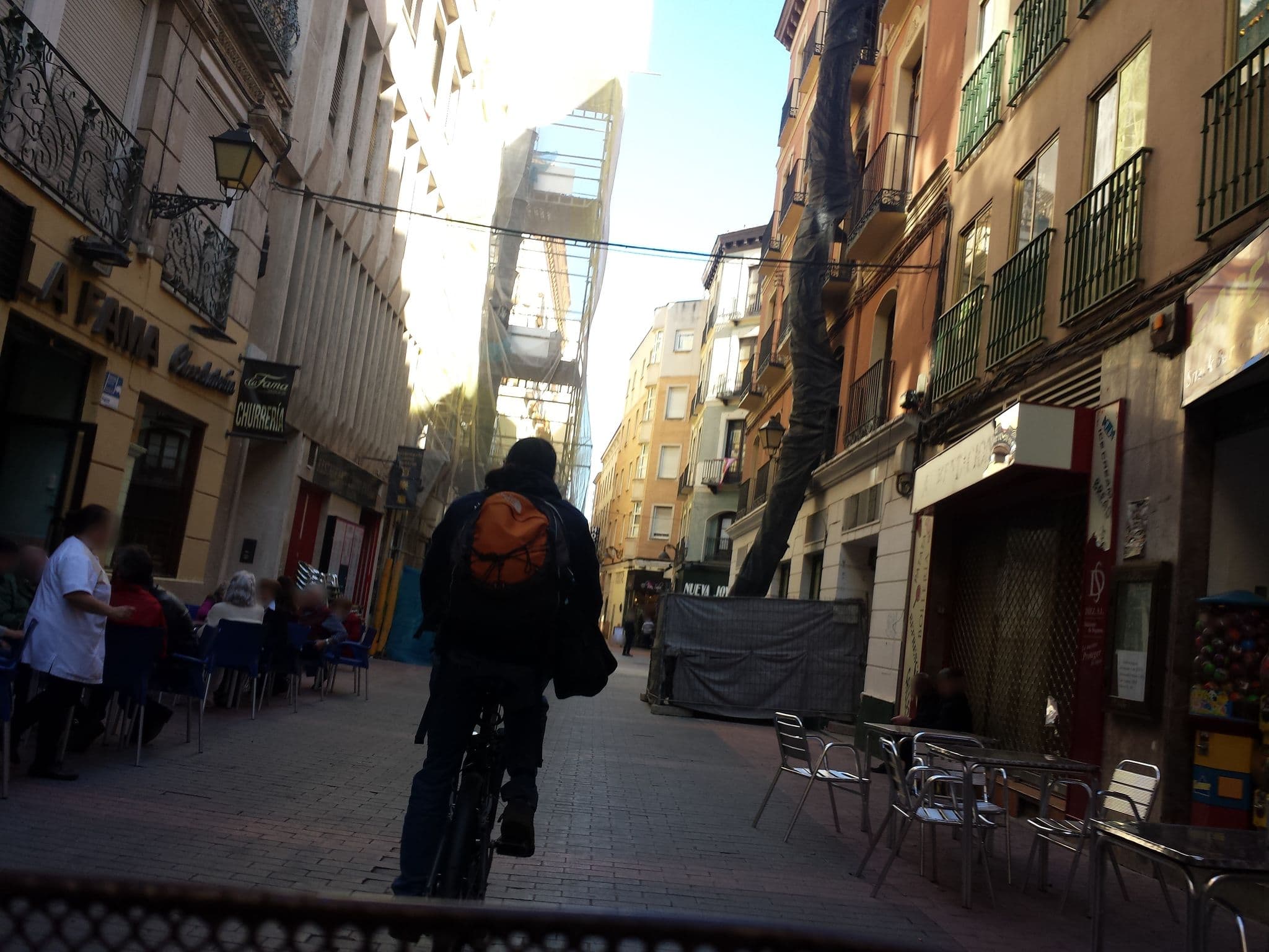 Street view near Hotel Inca Boutique, Zaragoza — © robot8a (CC BY-SA · Mapillary)