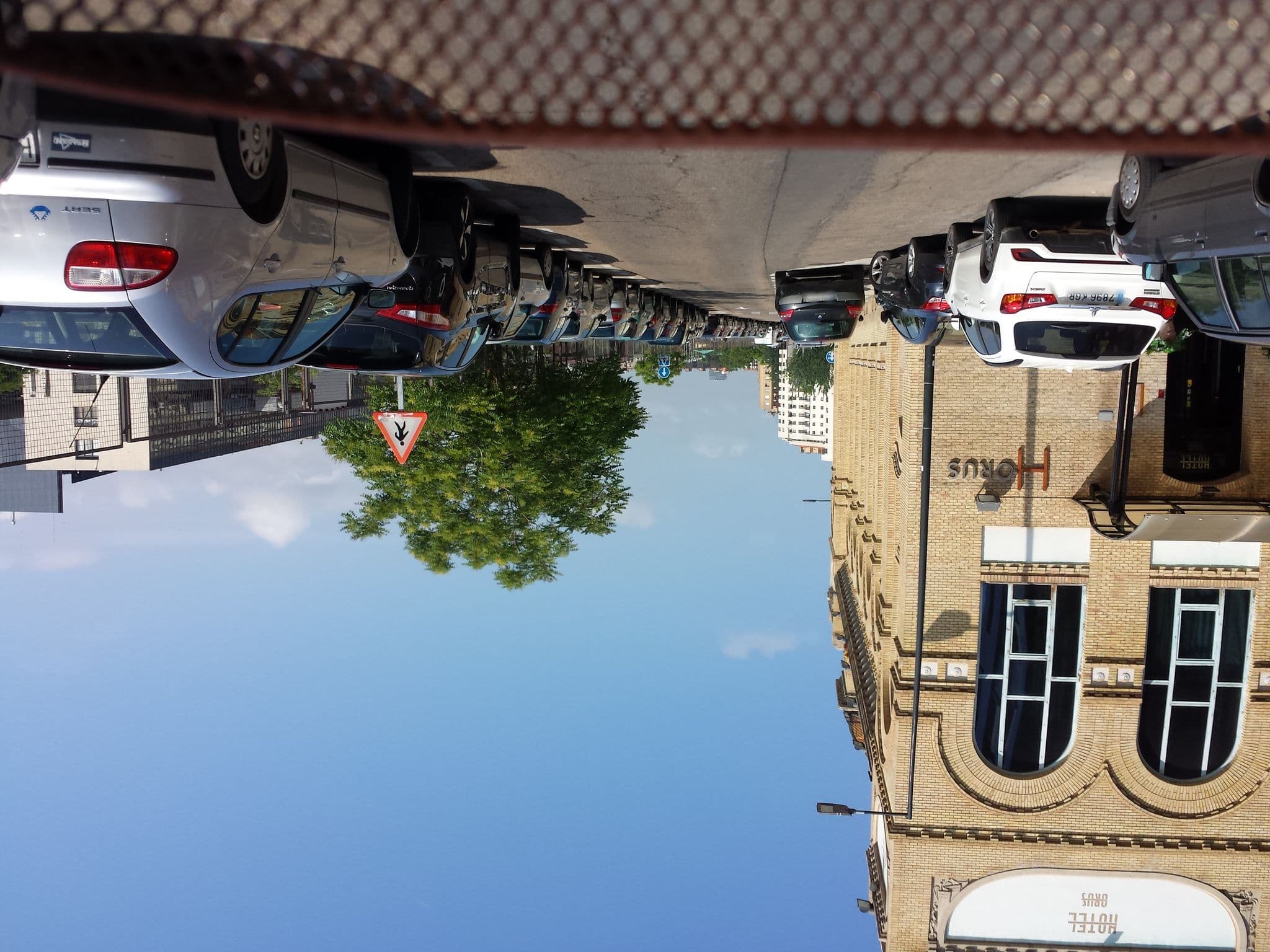 Street view near VTZ Orús Factory Hotel - Parking Muy Económico, Delicias — © robot8a (CC BY-SA · Mapillary)