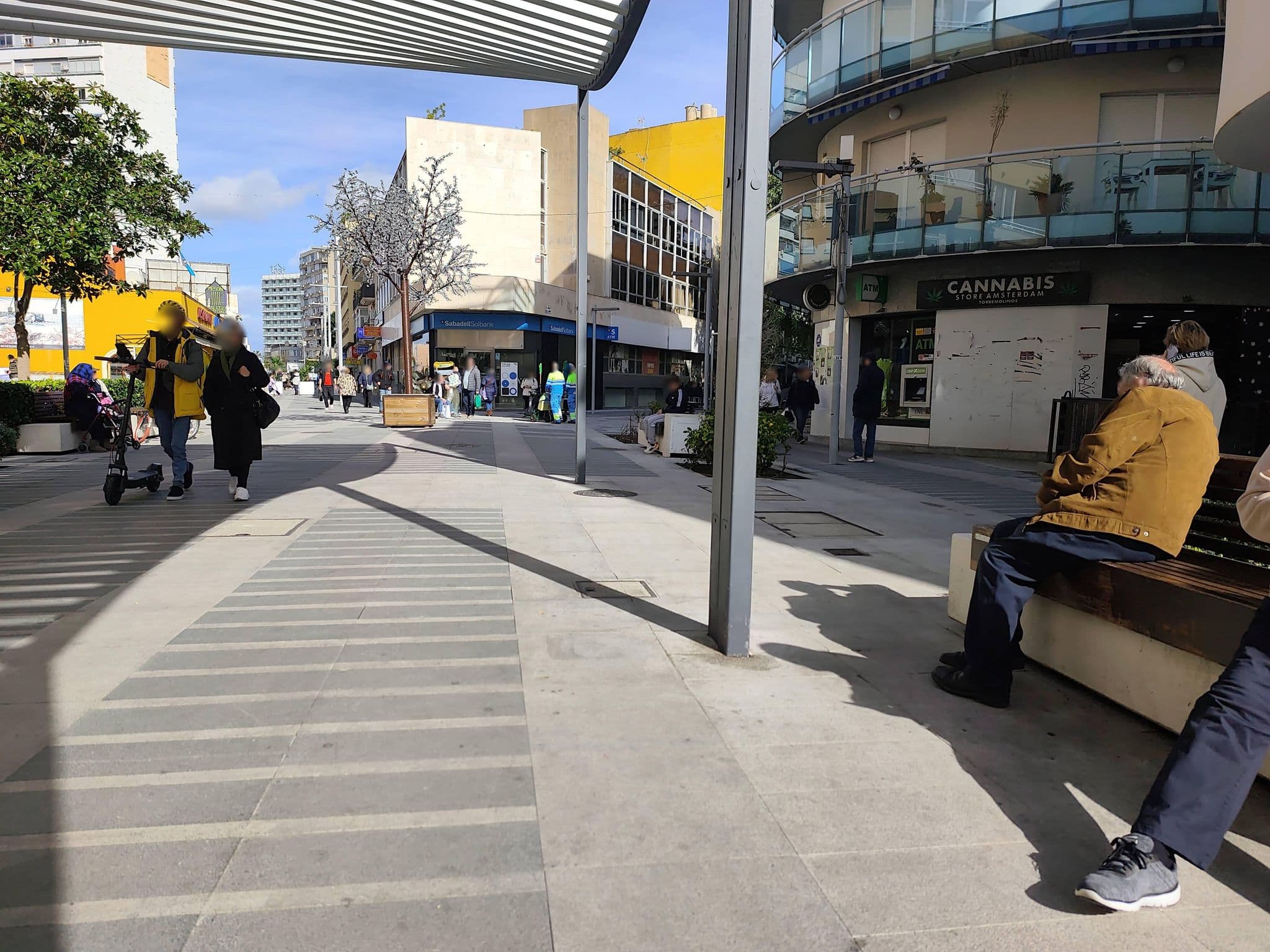 Street view near Hotel New Sanz, Torremolinos — © Duro (CC BY-SA · Mapillary)
