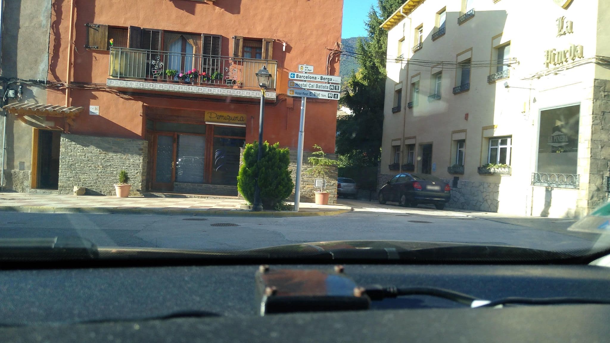 Street view near Hotel Restaurant La Pineda, Bagà — © rhum (CC BY-SA · Mapillary)