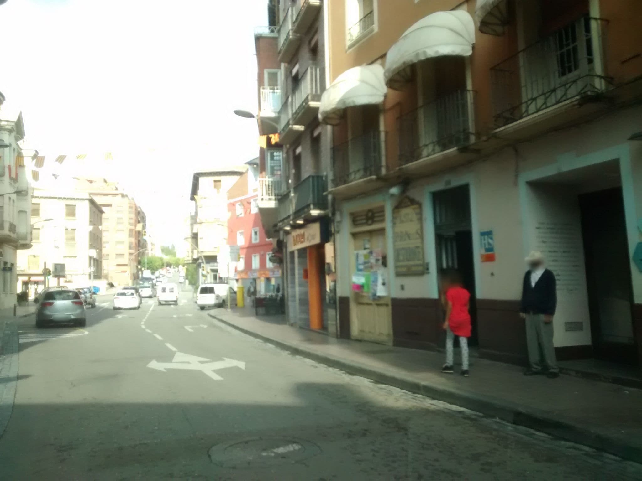 Street view near Hostal Pirineos Barbastro, Barbastro — © msevilla00 (CC BY-SA · Mapillary)