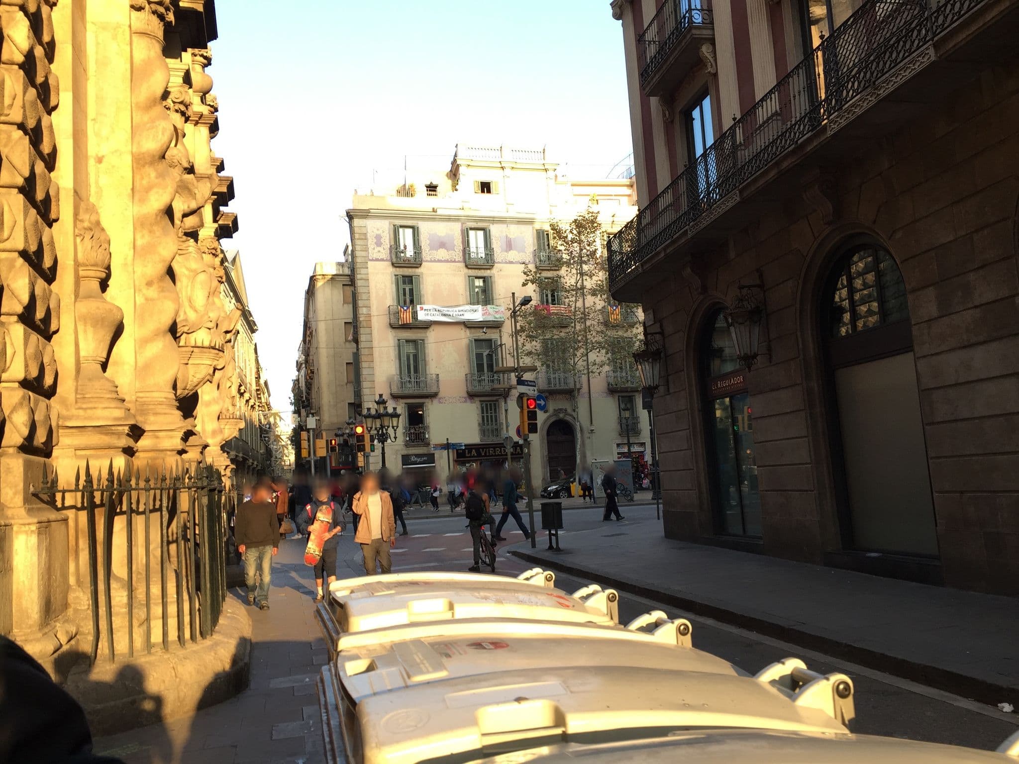 Street view near Hotel Bagues, an SLH Hotel, Ciutat Vella — © richlv (CC BY-SA · Mapillary)