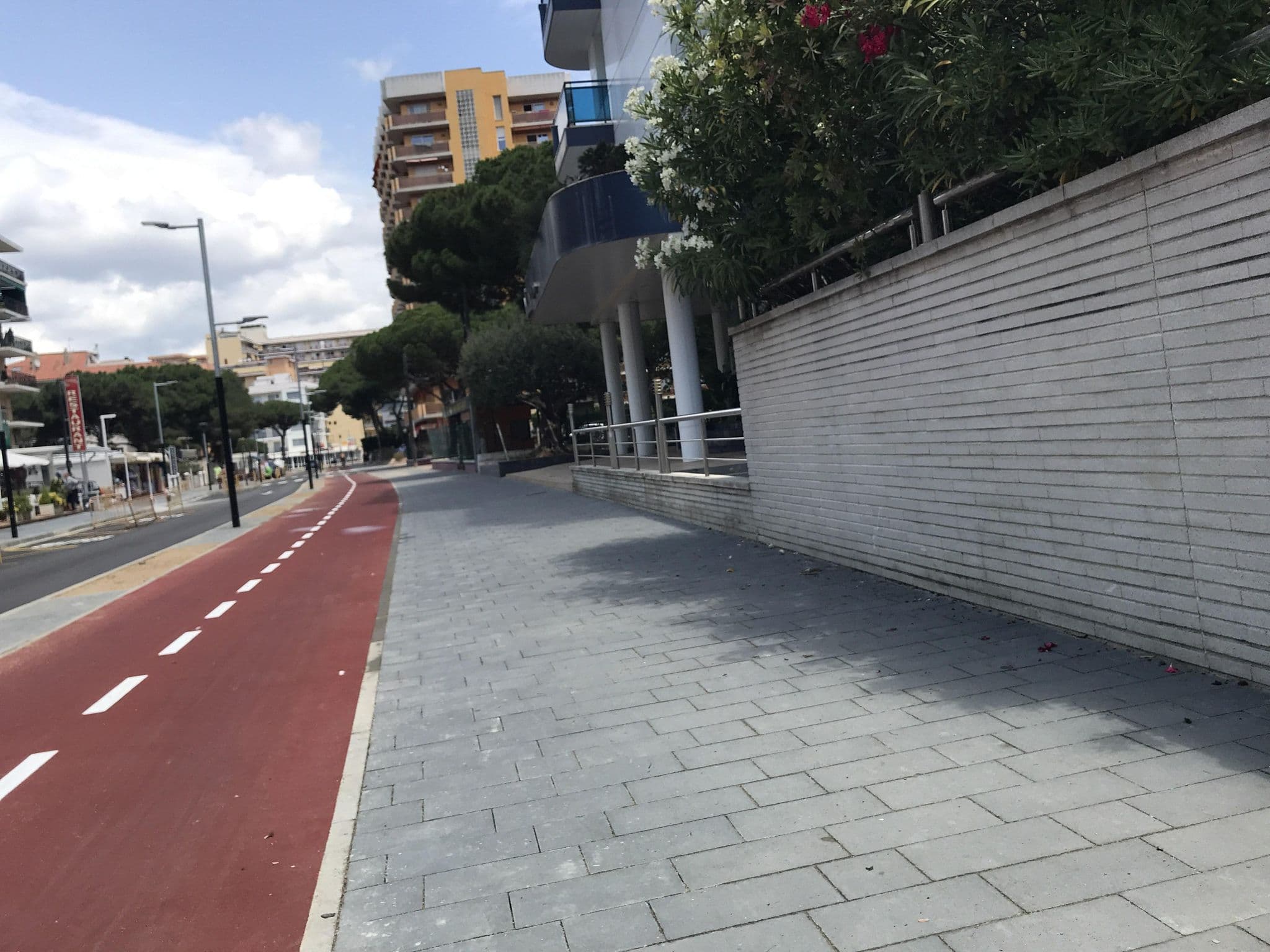 Street view near Hotel BLAUMAR & Blau Hotels Blanes, Blanes — © miguel_andrade (CC BY-SA · Mapillary)