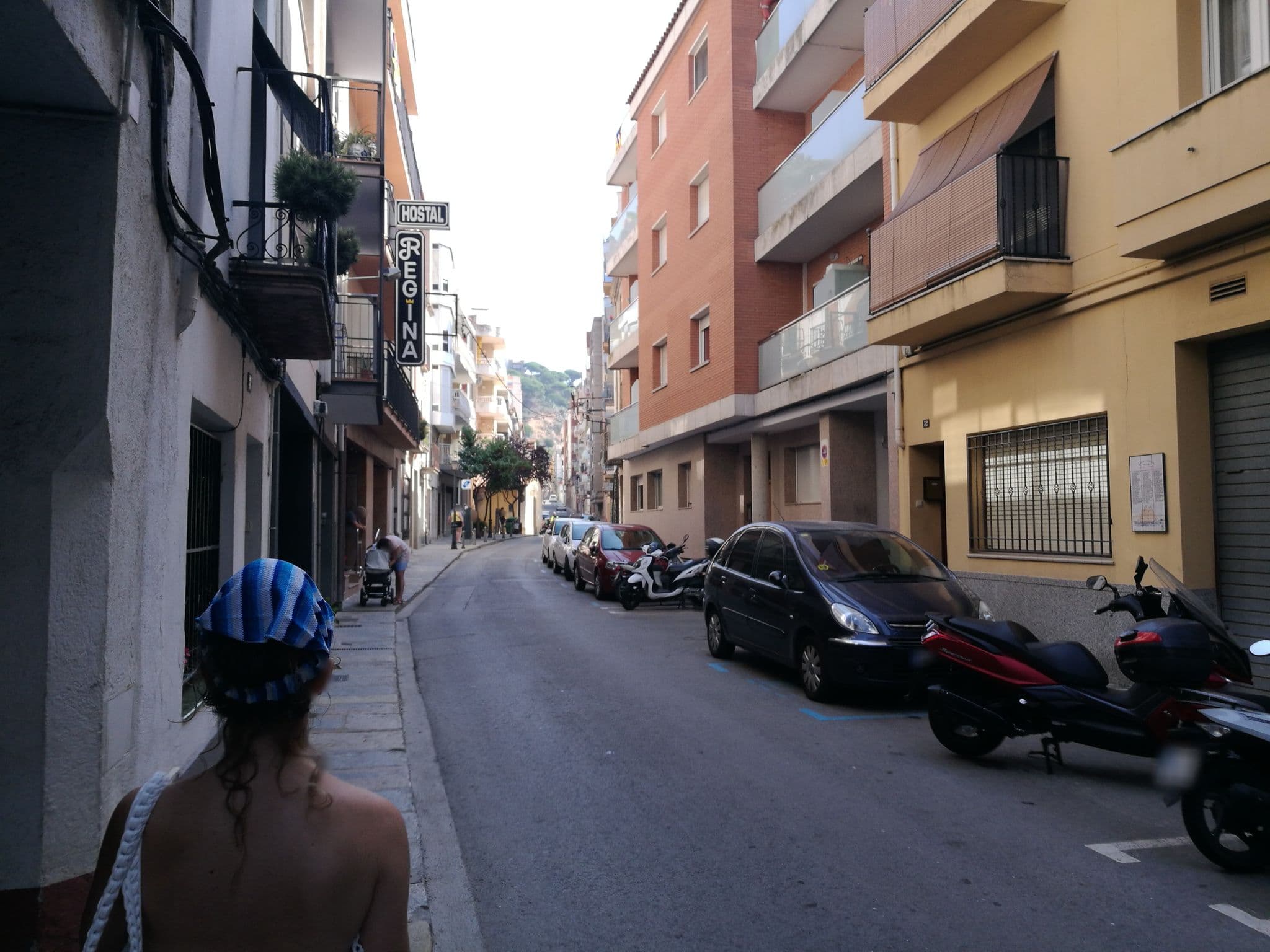 Street view near Hostal Regina, Blanes — © sergeykaravay (CC BY-SA · Mapillary)