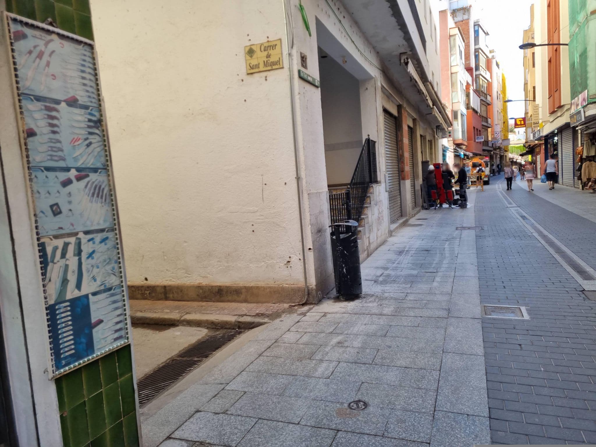 Street view near Hotel Caleta, Lloret de Mar