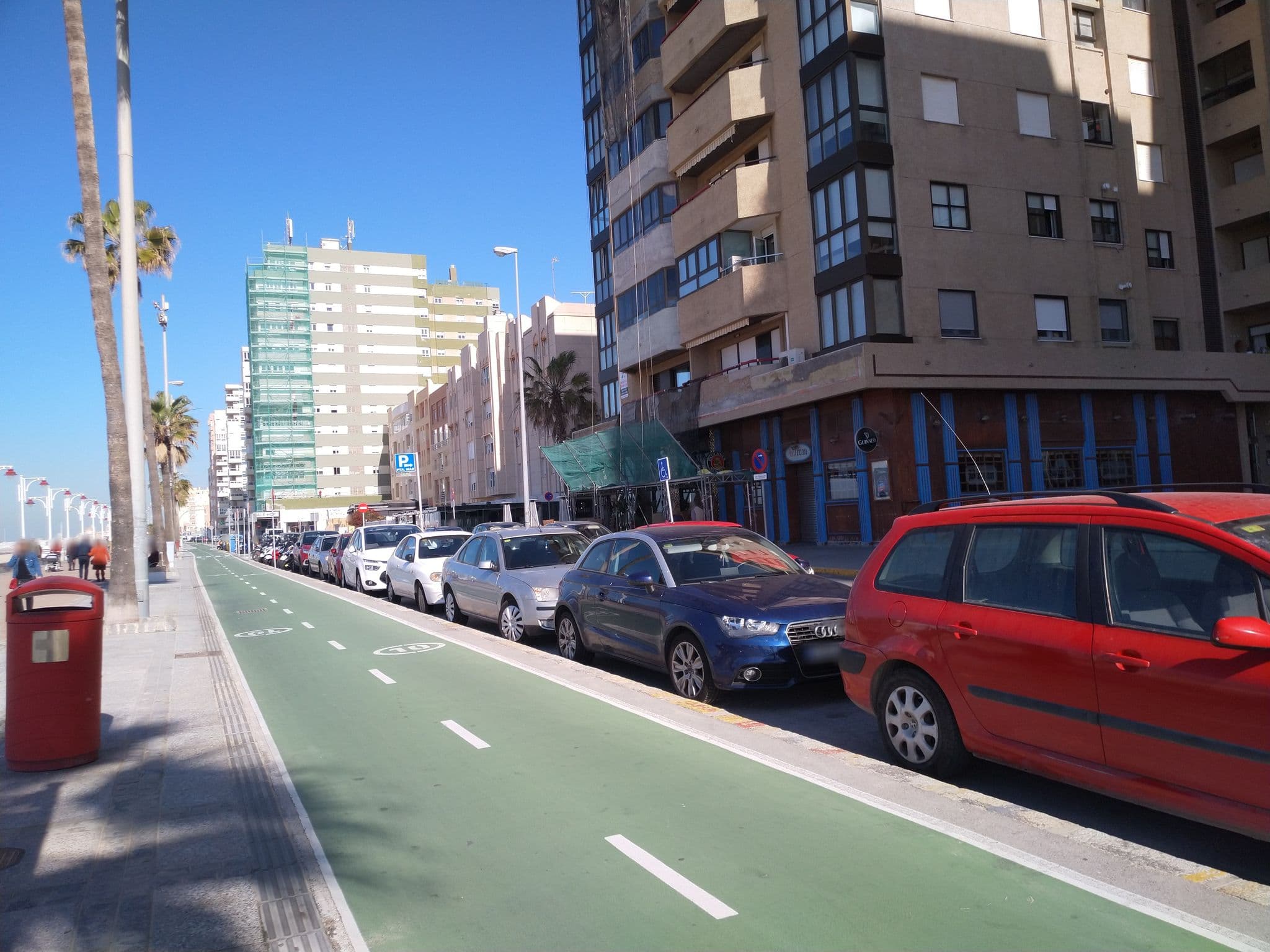 Street view near Hotel Cádiz Paseo del Mar Affiliated by Meliá, Cadiz — © pablopita (CC BY-SA · Mapillary)