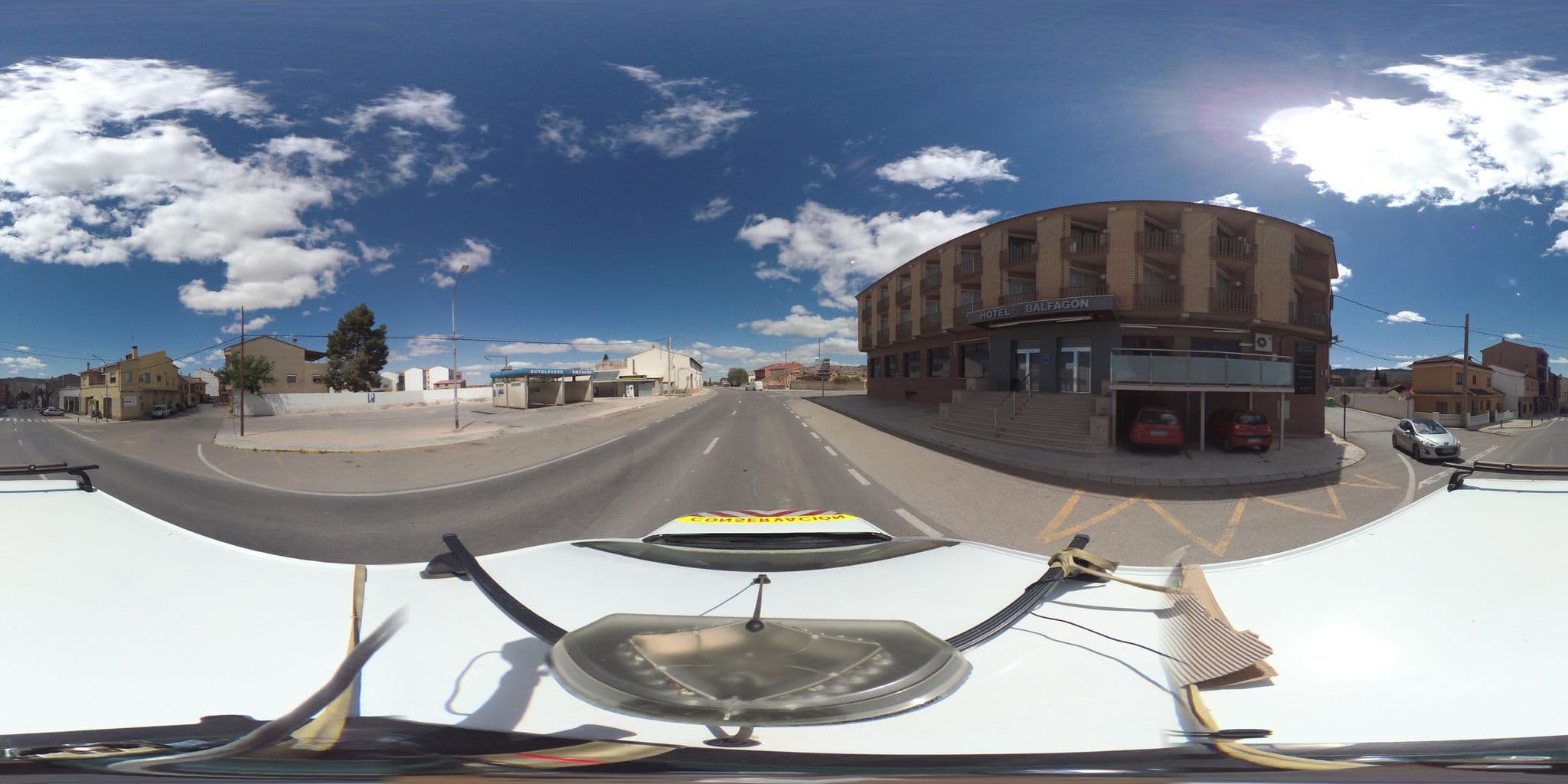 Street view near Hotel Balfagón Calanda Parcialmente Reformado, Calanda — © AdgobaAlvac (CC BY-SA · Mapillary)