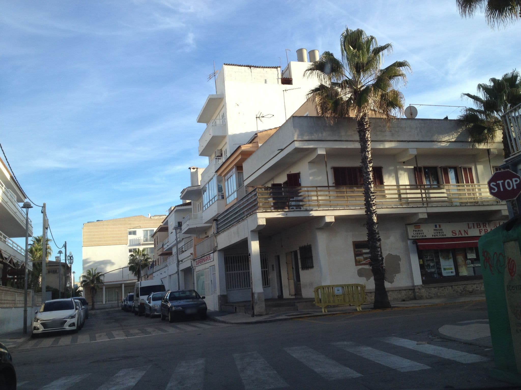 Street view near Charly's Apartments, Can Picafort — © elgaard (CC BY-SA · Mapillary)