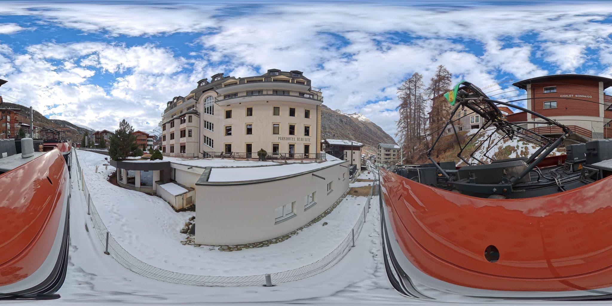 Street view near Parkhotel Beau Site, Zermatt