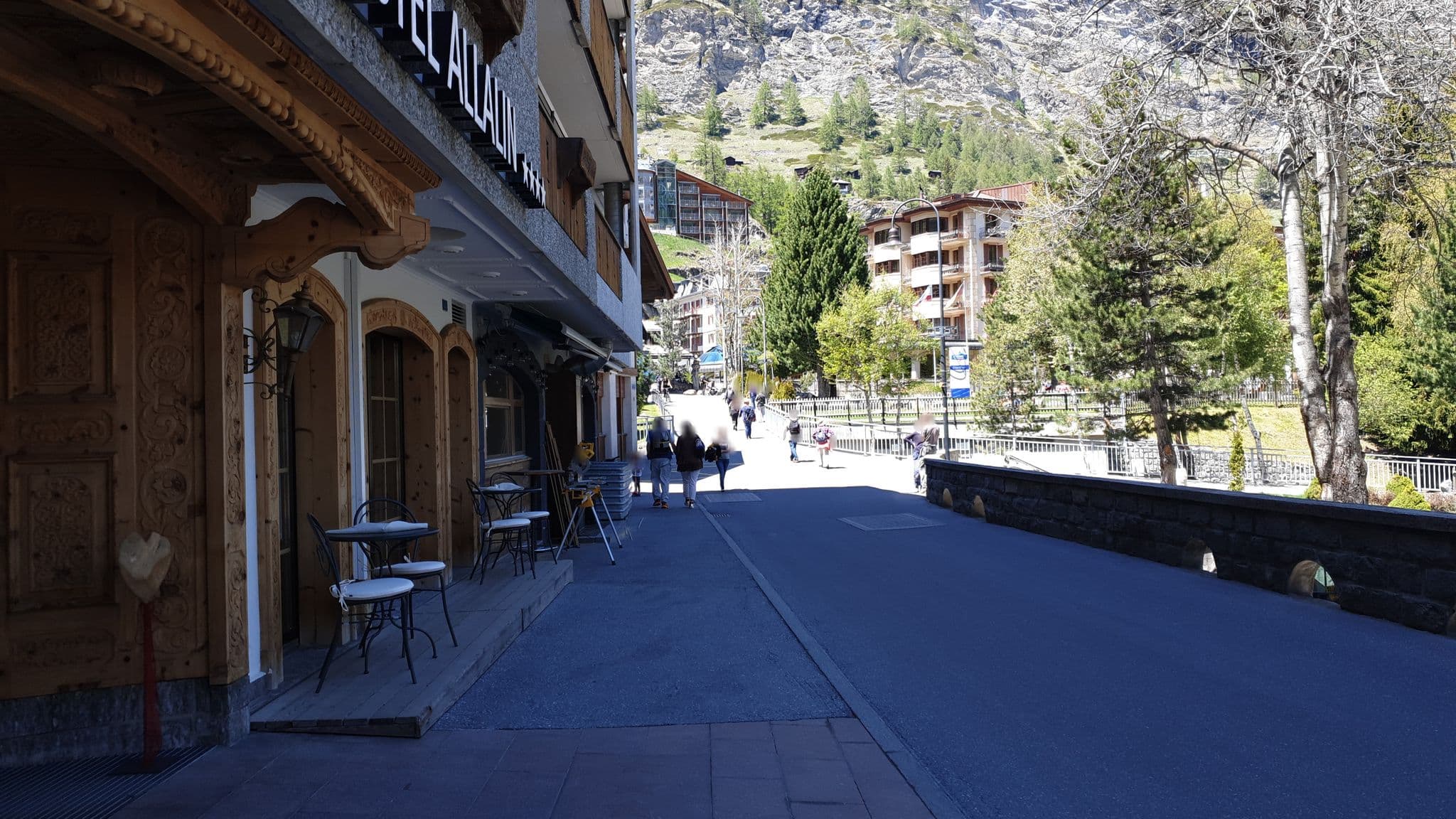Street view near Hotel Antika, Zermatt