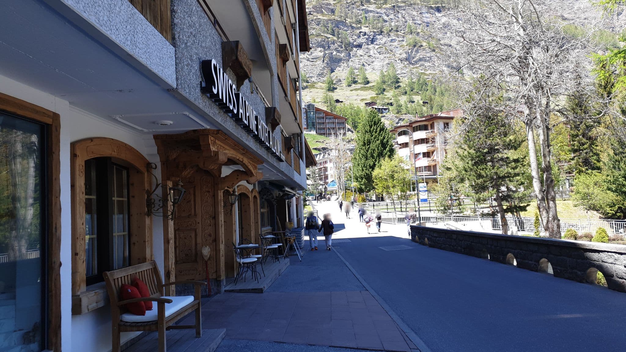 Street view near Hotel Allalin, Zermatt