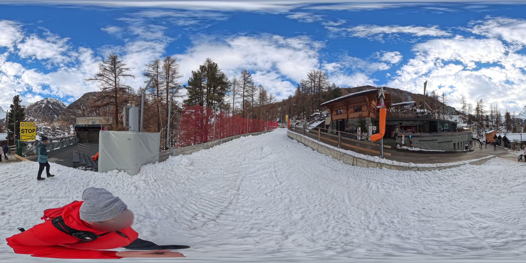 Street view near Cervo, Zermatt