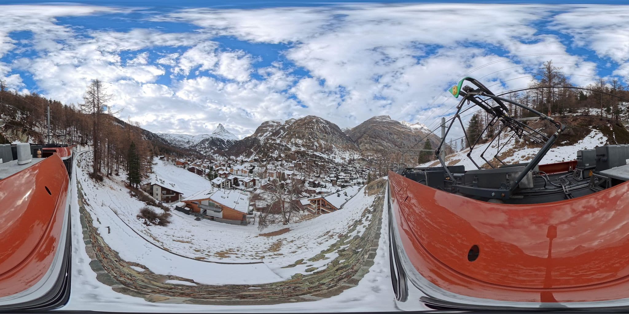 Street view near Chalet Nepomuk, Zermatt