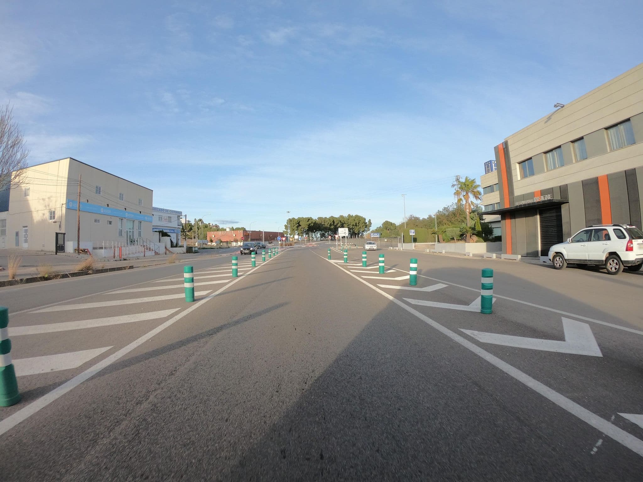 Street view near Hotel Ignacio | Palomar Group, Chiva — © joostjakob (CC BY-SA · Mapillary)
