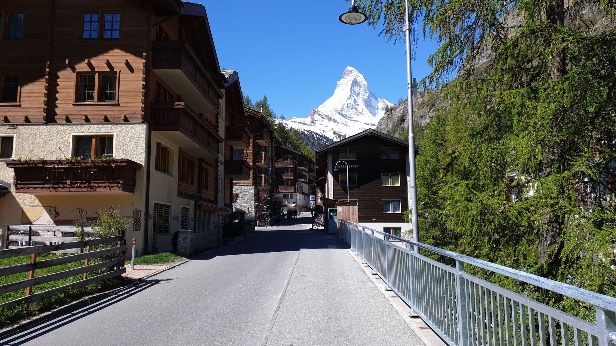 Street view near Marimba, Zermatt