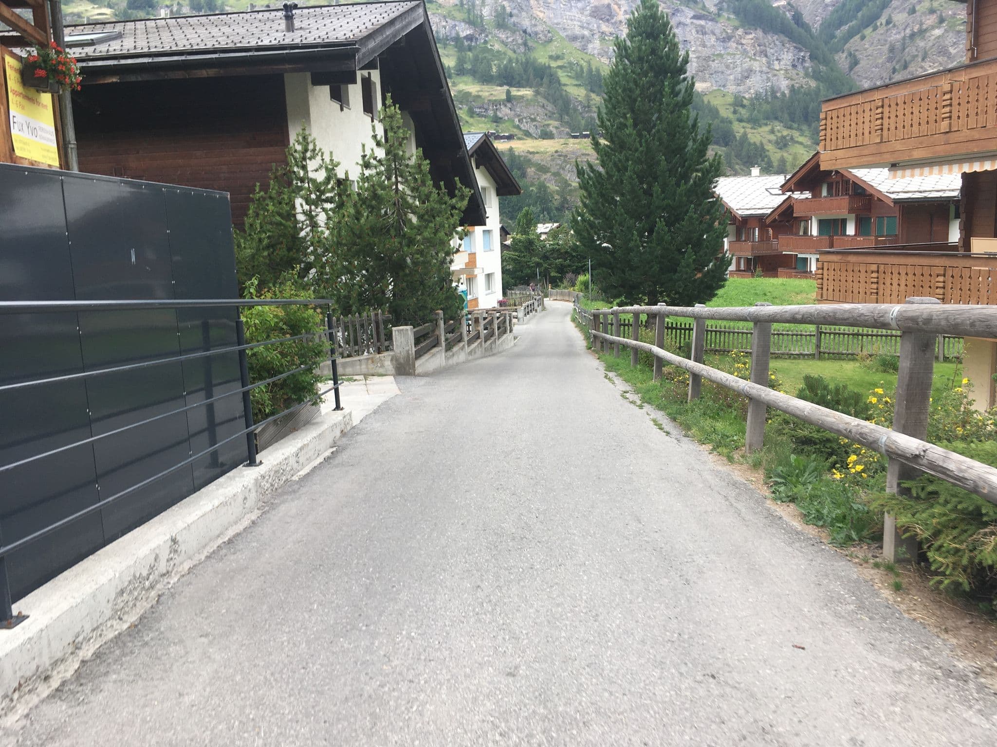 Street view near Sunrise, Zermatt