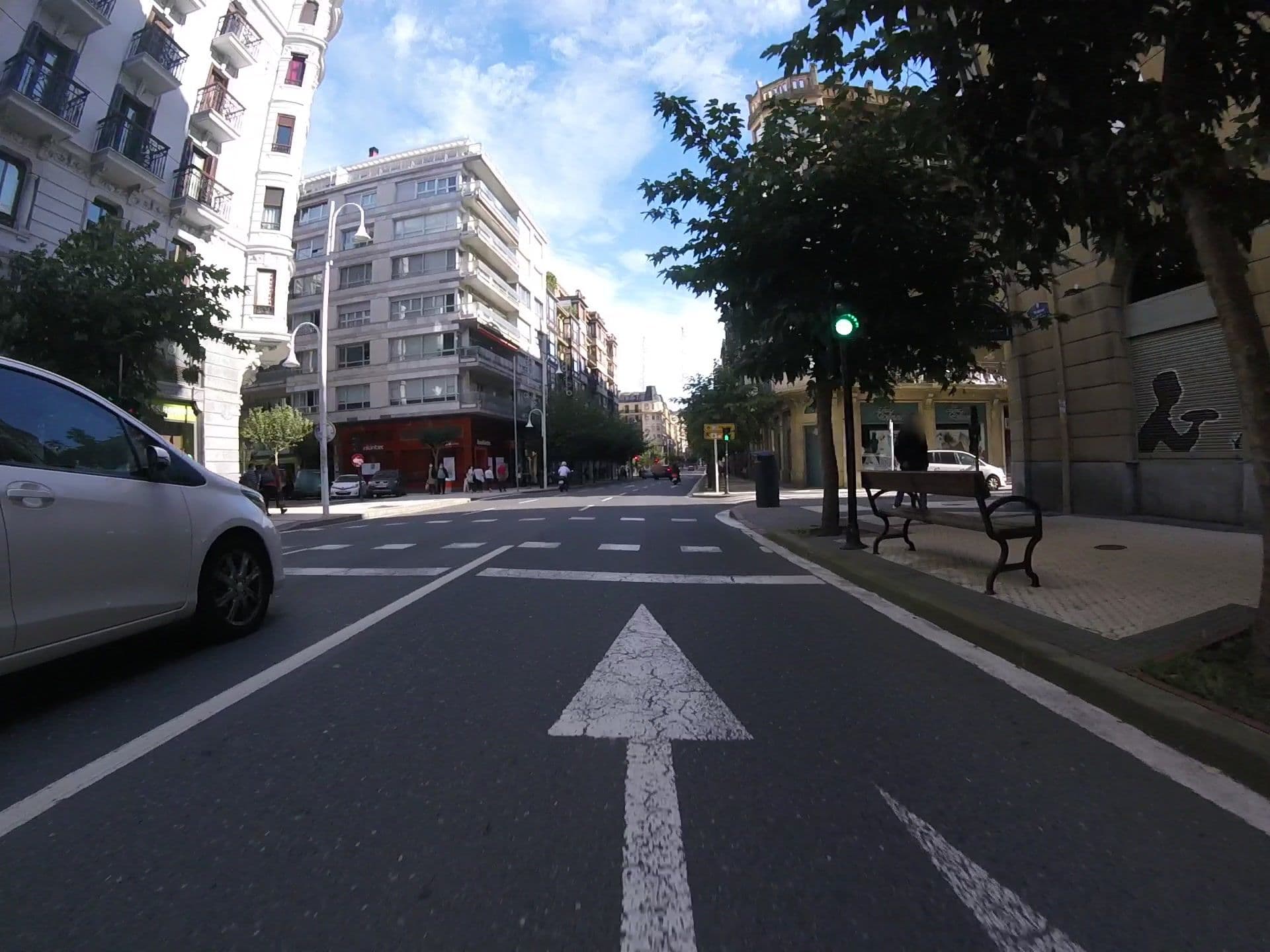 Street view near Hotel Arrizul Congress, Donostia / San Sebastián