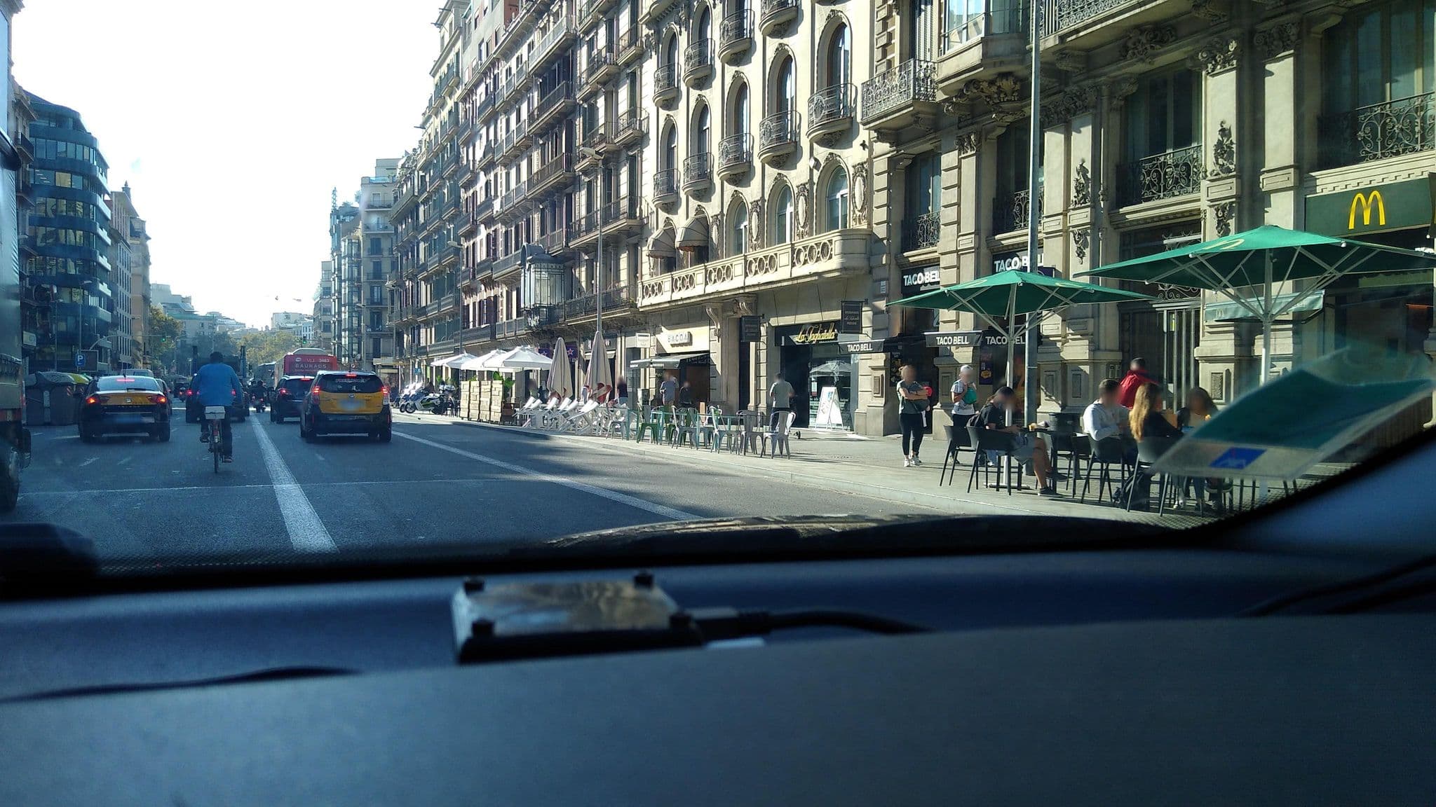 Street view near Dorma Plaza Catalunya, Eixample — © rhum (CC BY-SA · Mapillary)