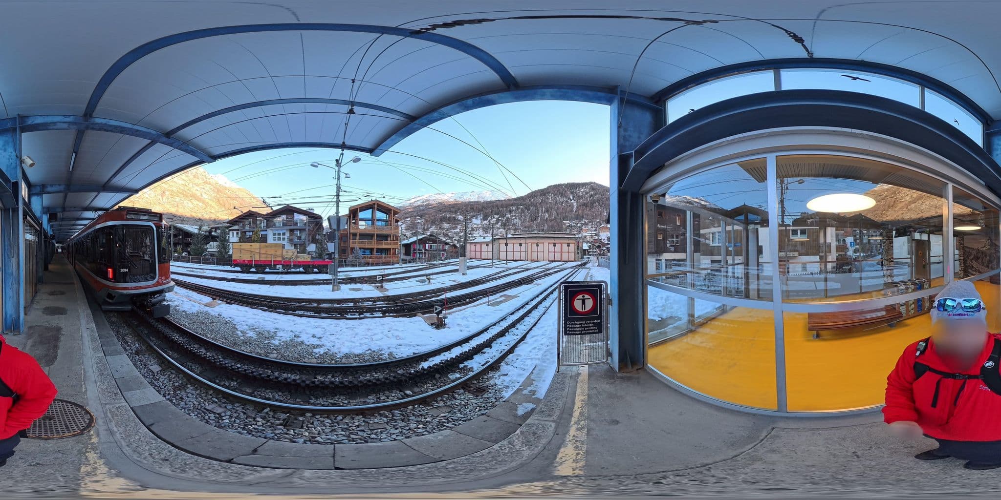 Street view near Chalet Felderhof, Zermatt