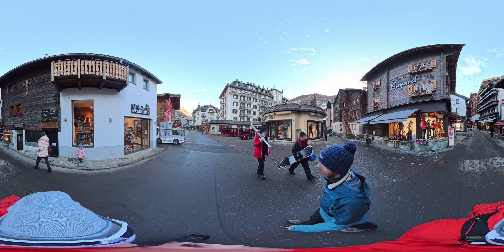 Street view near Mont Cervin Palace, Zermatt