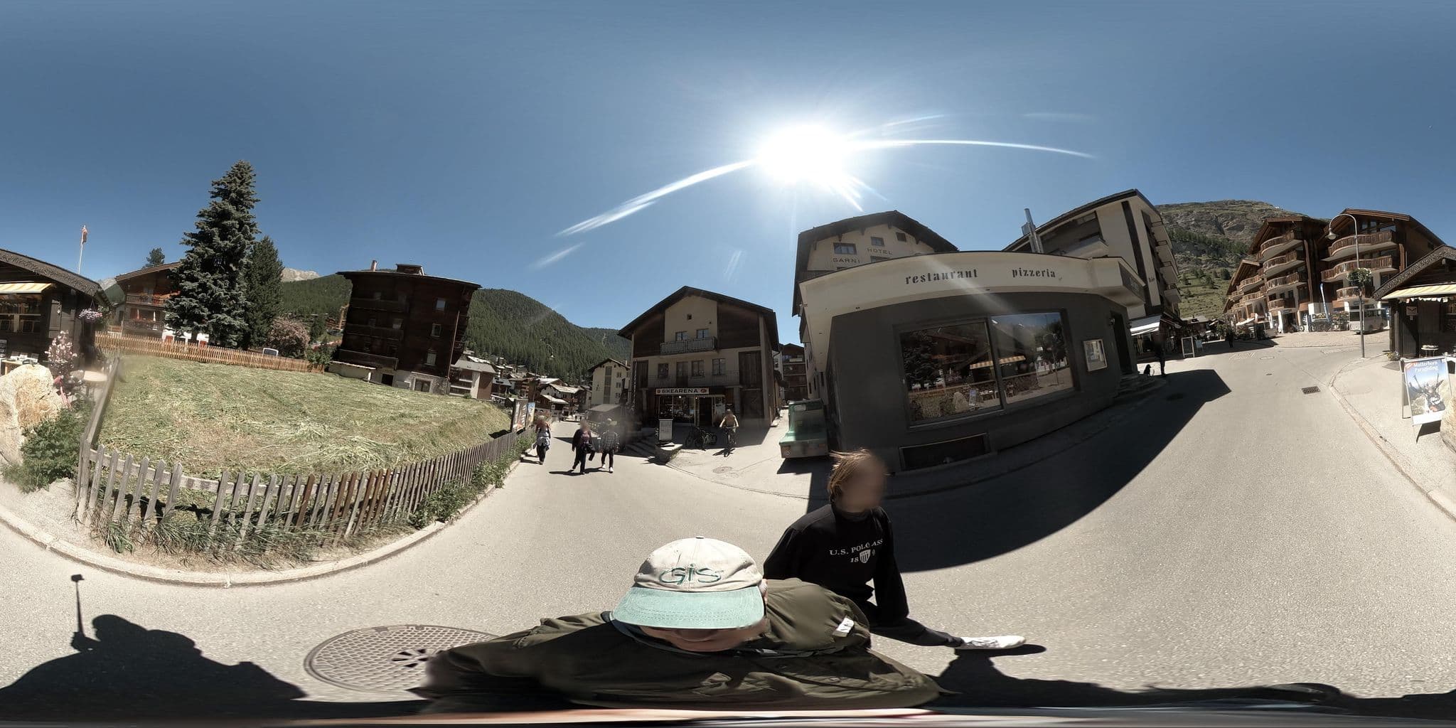 Street view near Hotel Elite, Zermatt