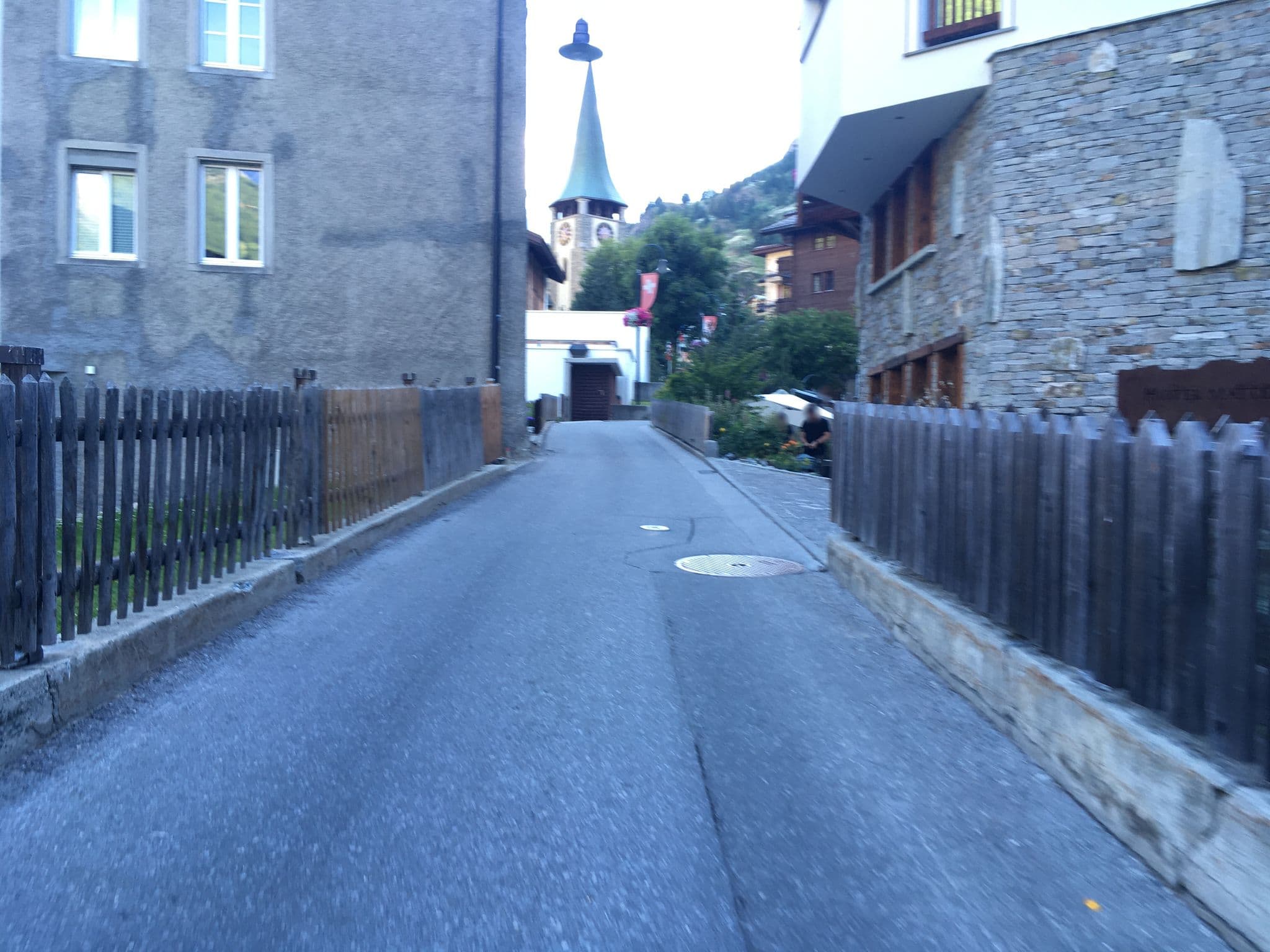 Street view near Matterhorn Lodge, Zermatt