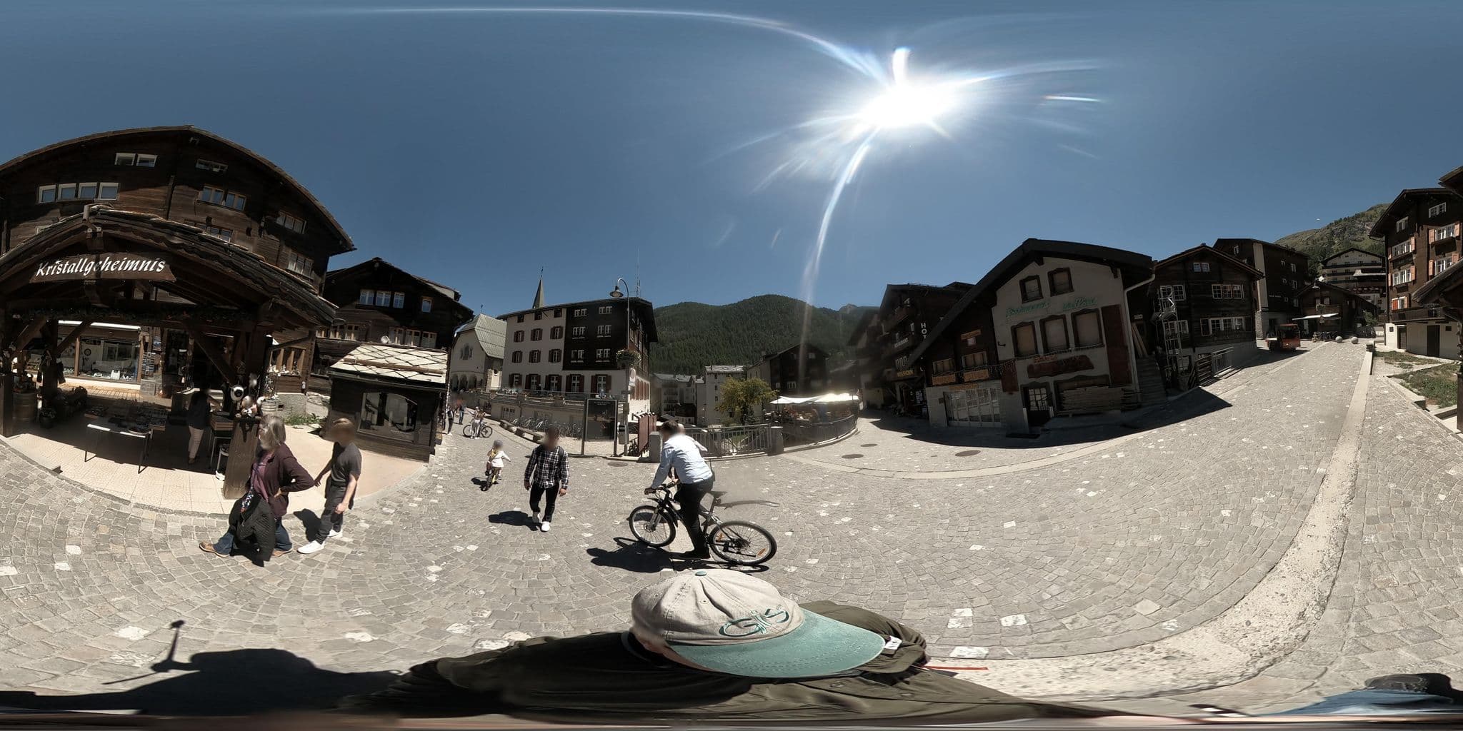 Street view near Weisshorn, Zermatt