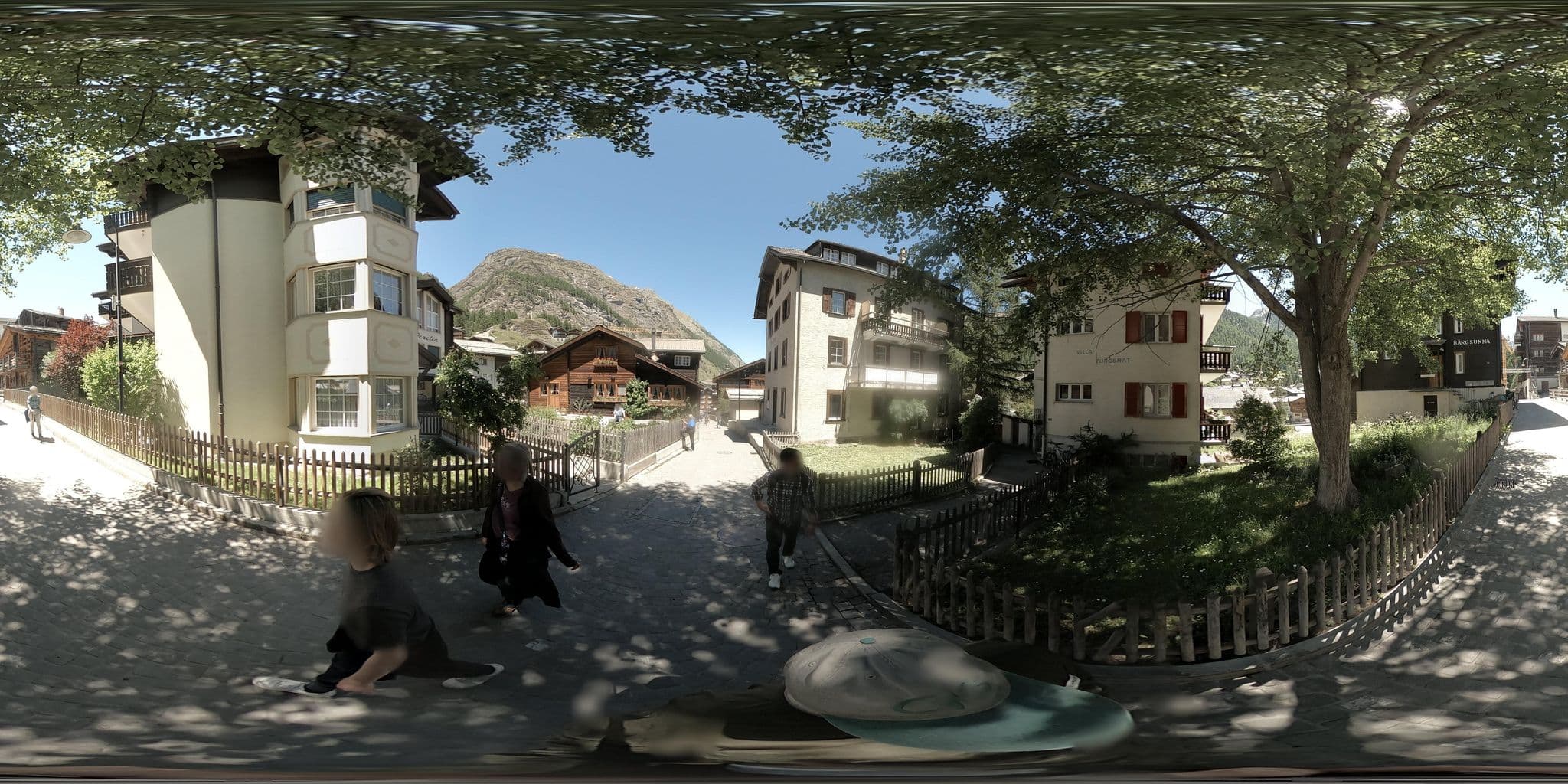 Street view near Haus Gornera, Zermatt