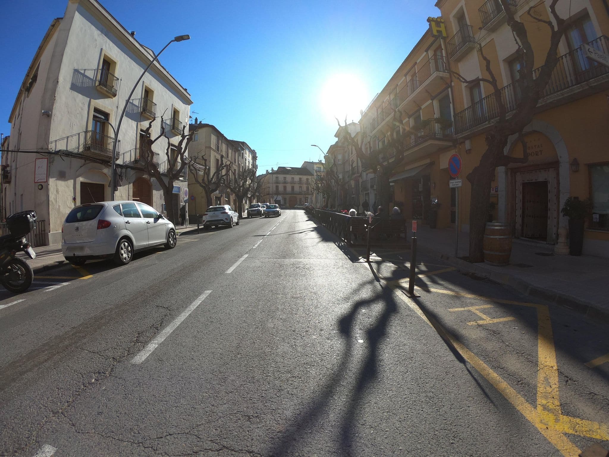 Street view near Hotel-Hostal Sport, Falset — © joostjakob (CC BY-SA · Mapillary)