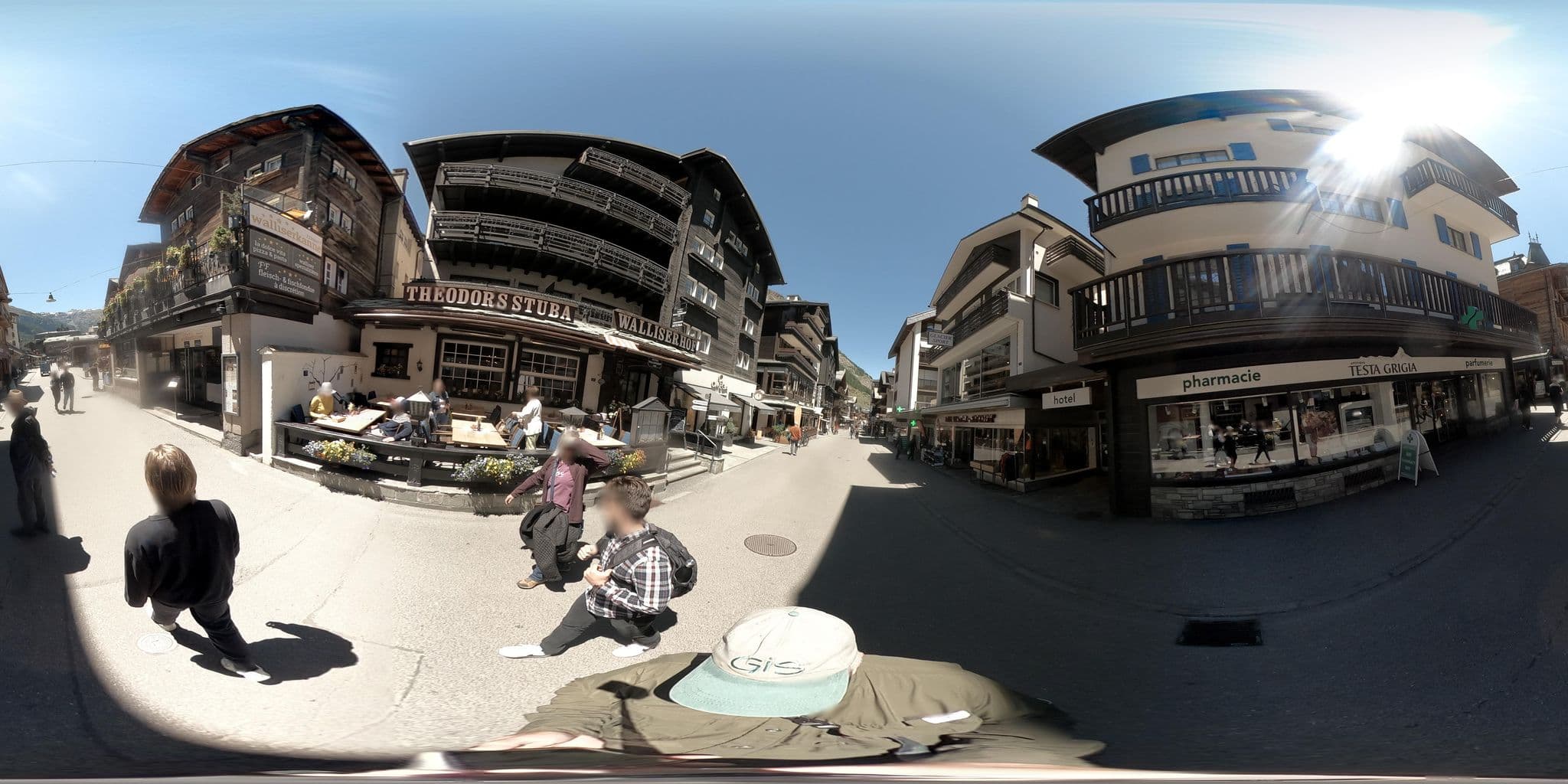 Street view near Pollux, Zermatt