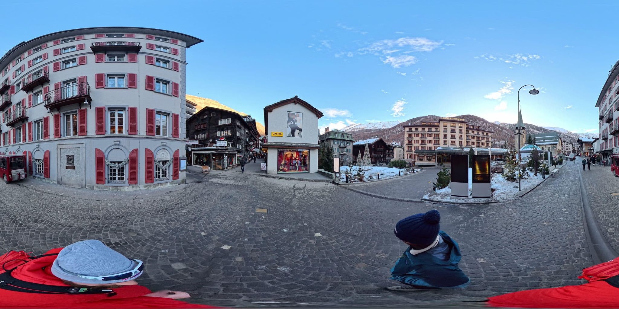 Street view near Hotel Sonne Zermatt, Zermatt