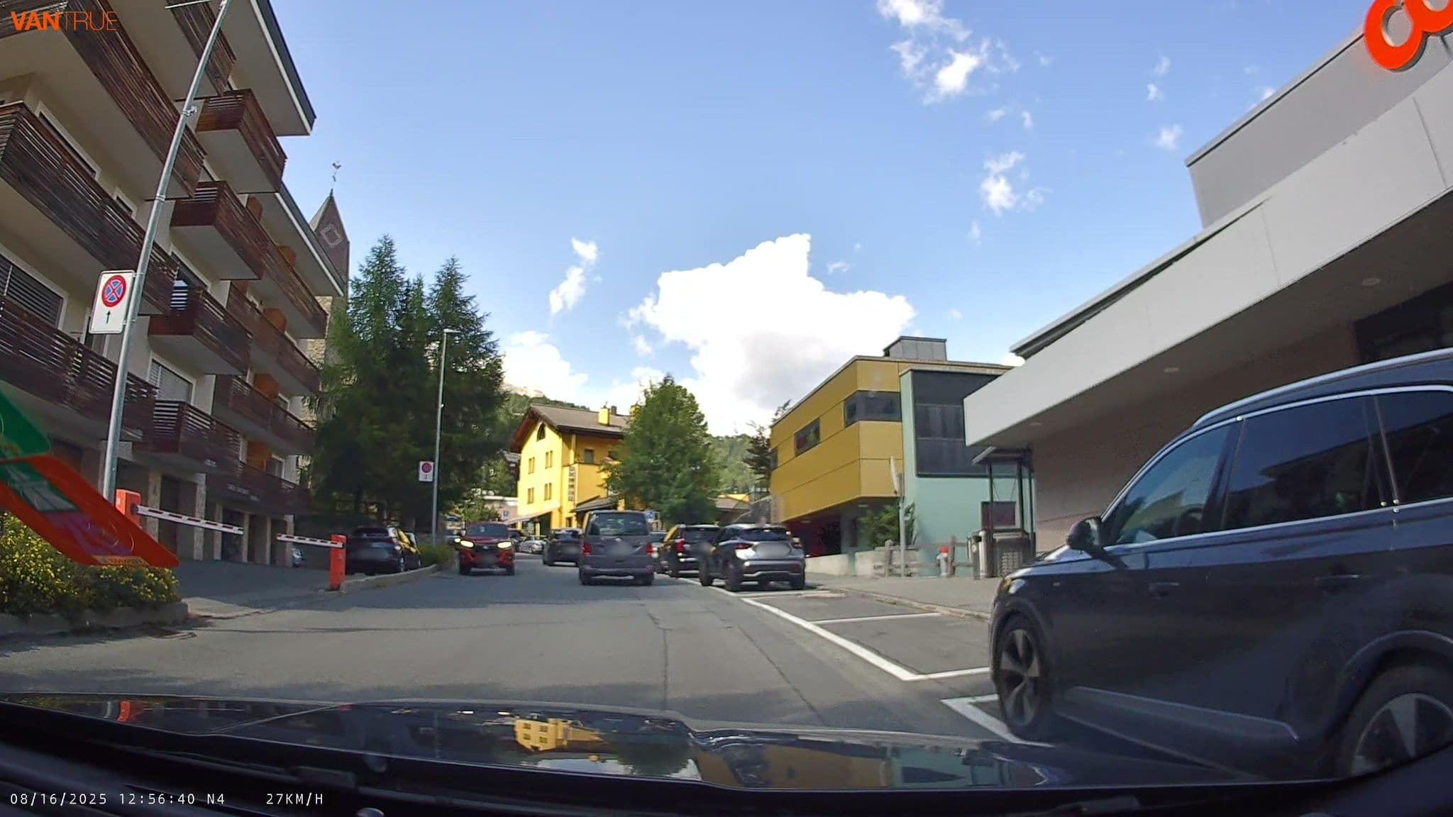 Street view near Hotel Soldanella, St. Moritz