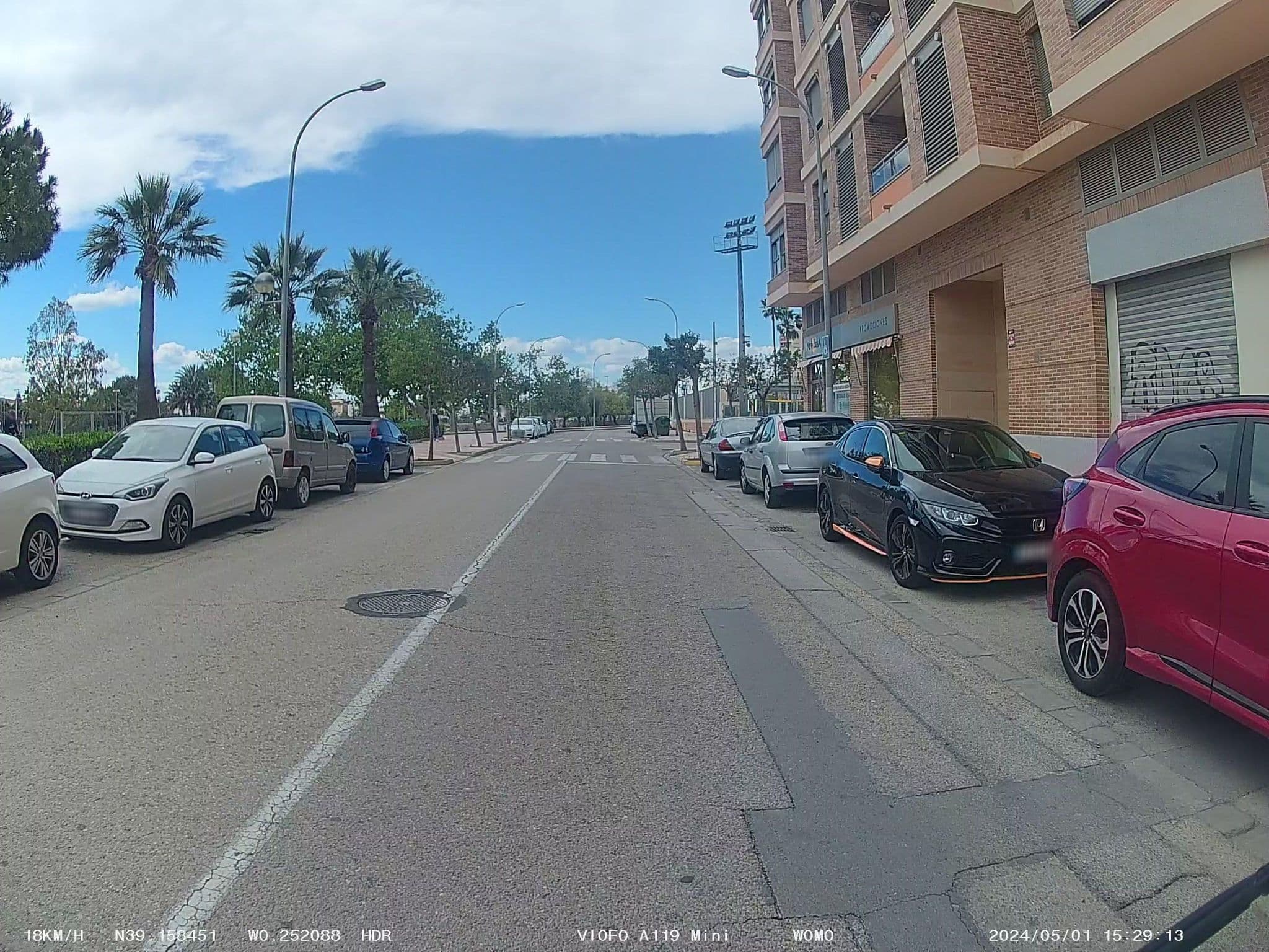 Street view near Apartamentos Milenio, Cullera — © soulcover (CC BY-SA · Mapillary)