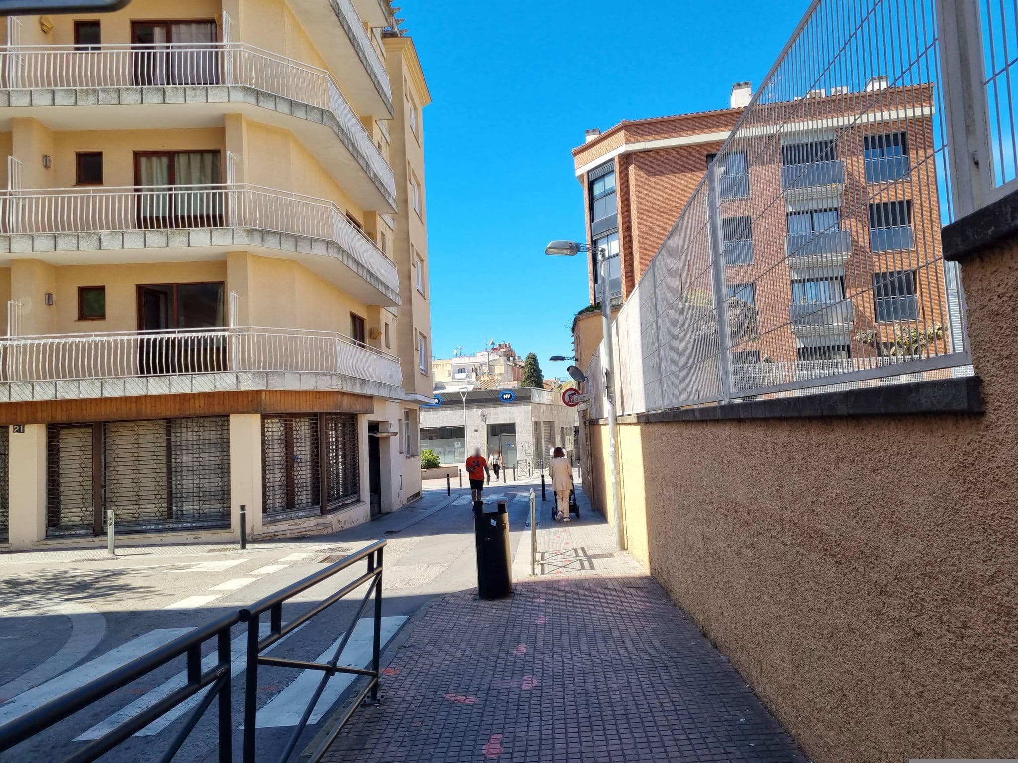 Street view near Hostal Santa Ana, Lloret de Mar
